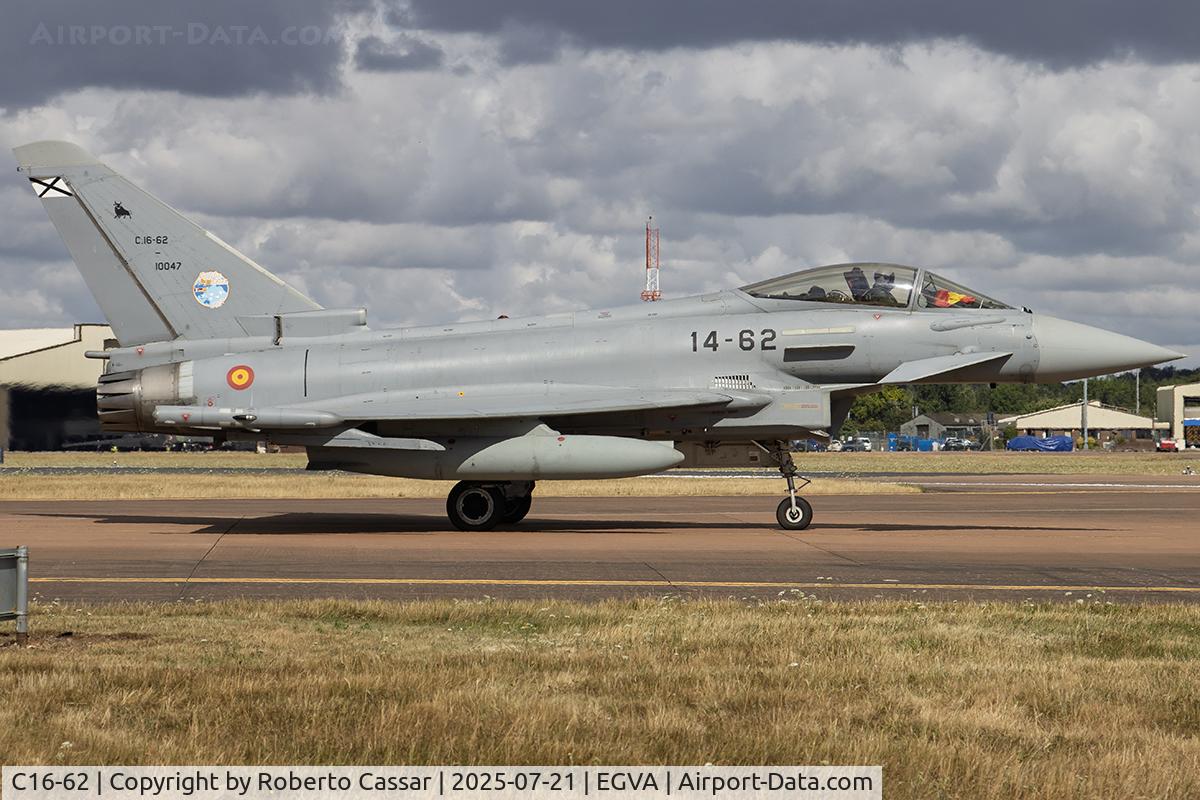 C16-62, Eurofighter EF-2000 Typhoon S C/N SS044, RIAT 2025