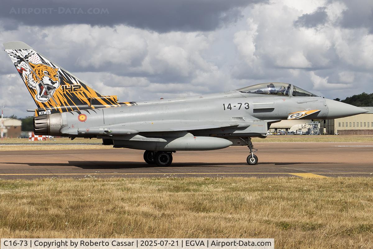 C16-73, Eurofighter EF-2000 Typhoon S C/N SS054, RIAT 2025