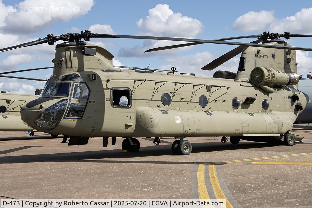 D-473, 2020 Boeing CH-47F Chinook C/N M.7473, RIAT 2025