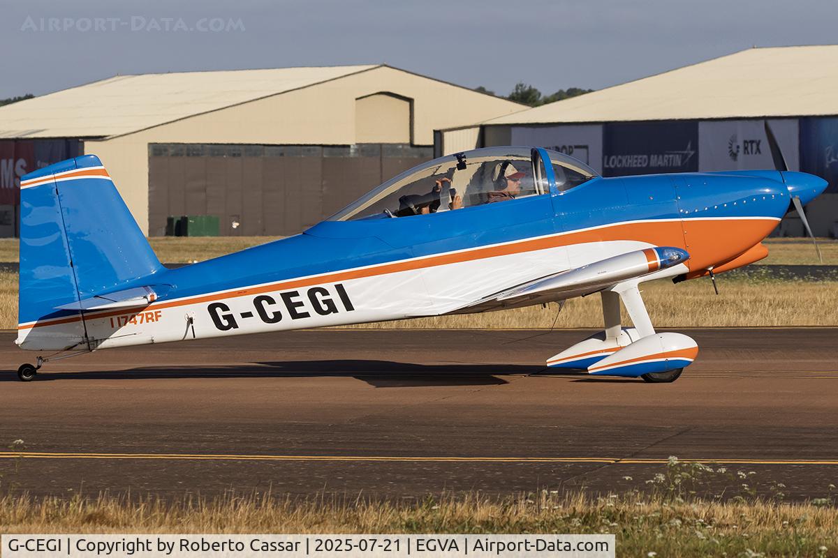 G-CEGI, 2003 Vans RV-8 C/N 81480, RIAT 2025