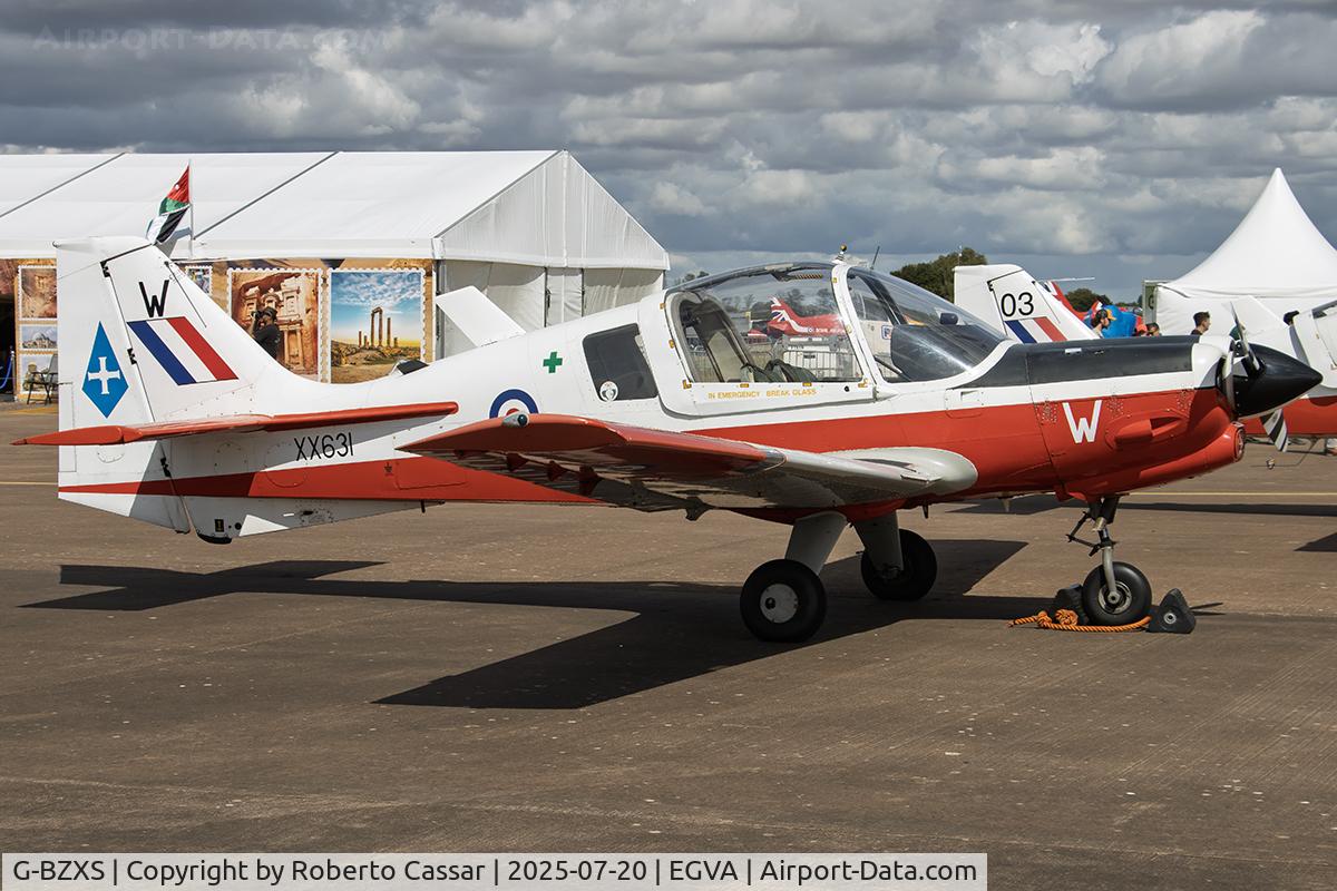 G-BZXS, 1974 Scottish Aviation Bulldog T.1 C/N BH120/296, RIAT 2025