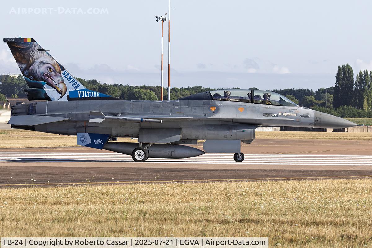 FB-24, General Dynamics F-16BM Fighting Falcon C/N 6J-24, RIAT 2025