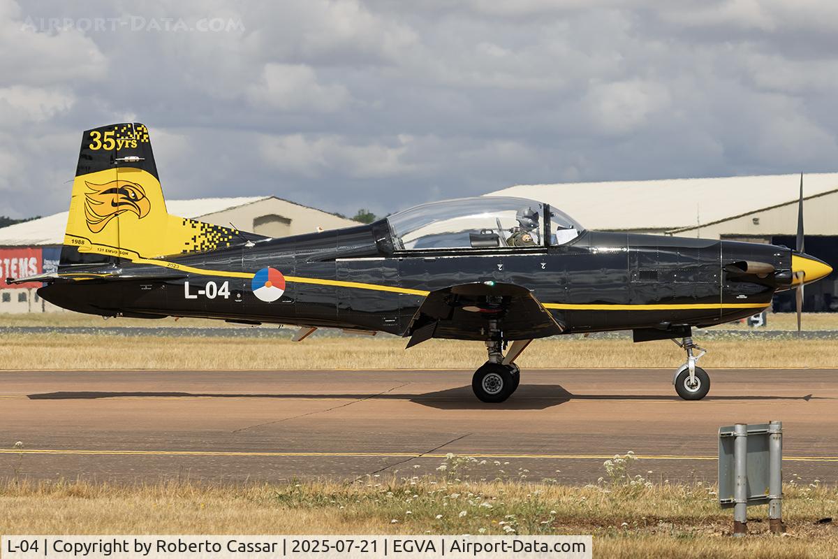 L-04, 1988 Pilatus PC-7 Turbo Trainer C/N 541, RIAT 2025