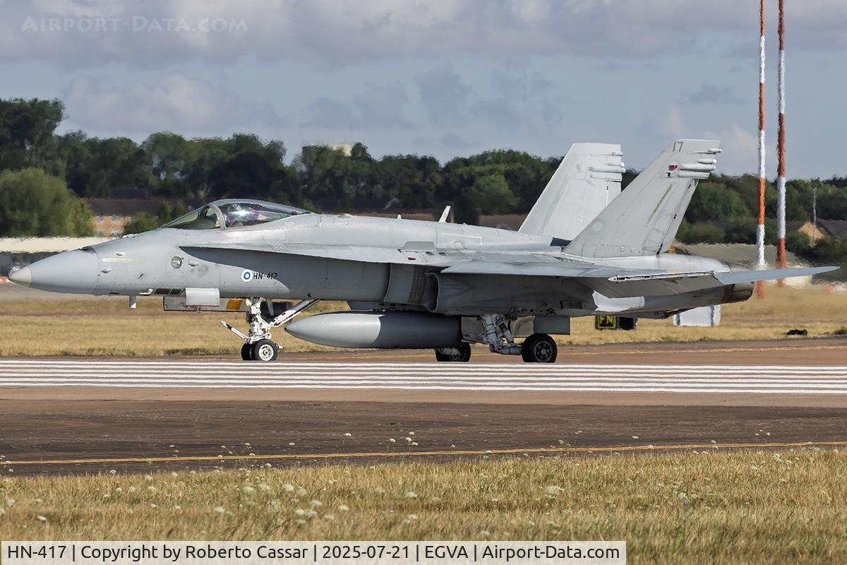 HN-417, McDonnell Douglas F-18C Hornet C/N 1399, RIAT 2025