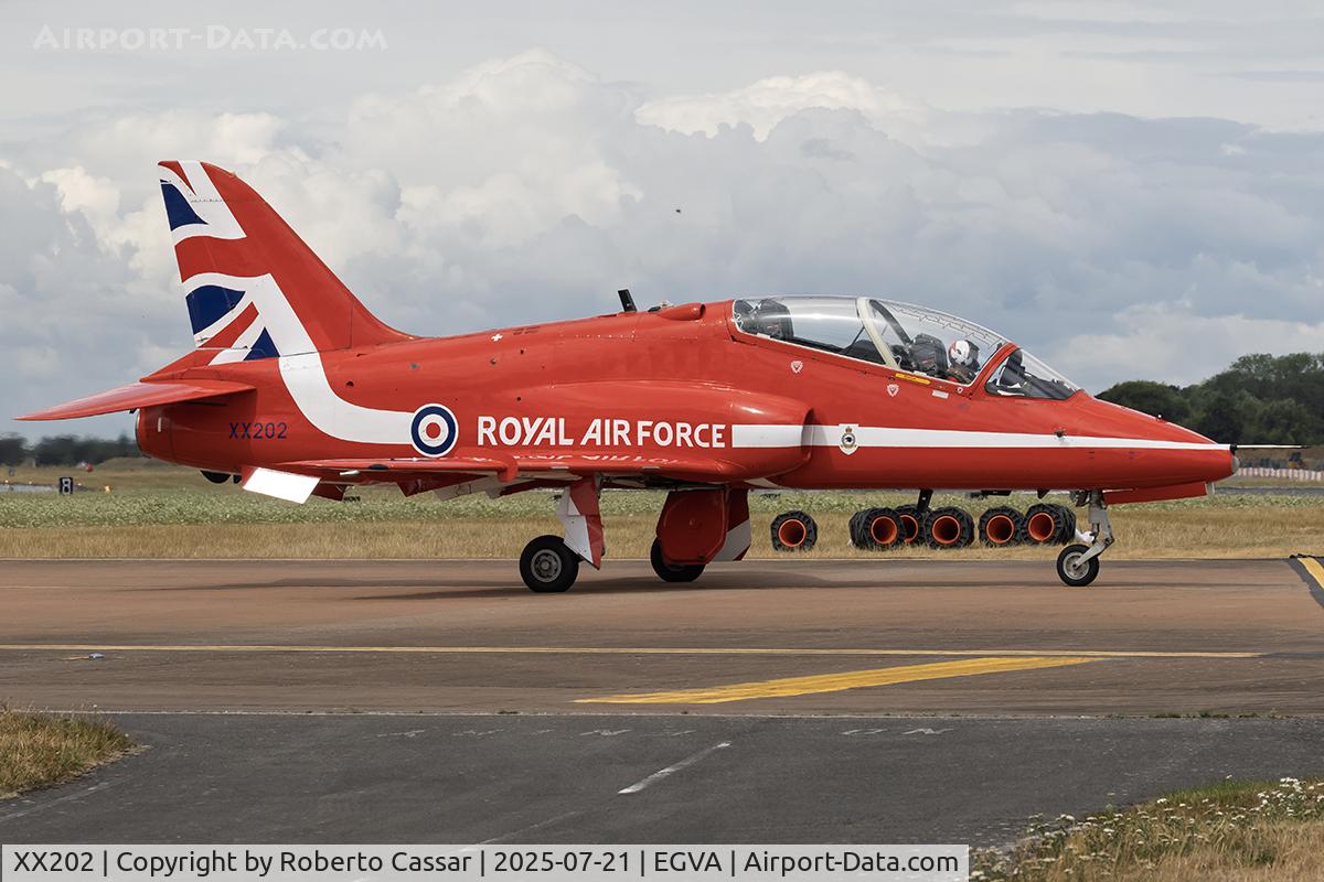 XX202, 1978 Hawker Siddeley Hawk T.1A C/N 049/312049, RIAT 2025