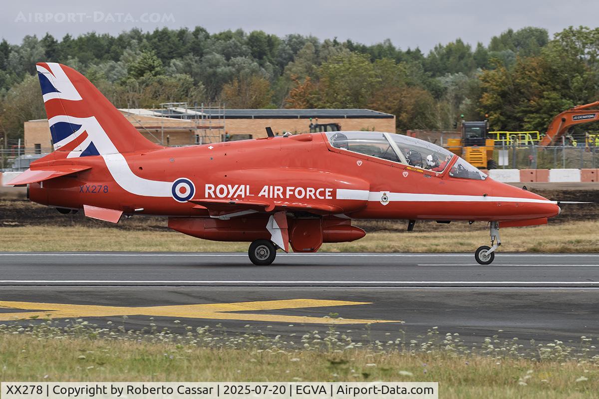 XX278, 1978 Hawker Siddeley Hawk T.1A C/N 103/312103, RIAT 2025