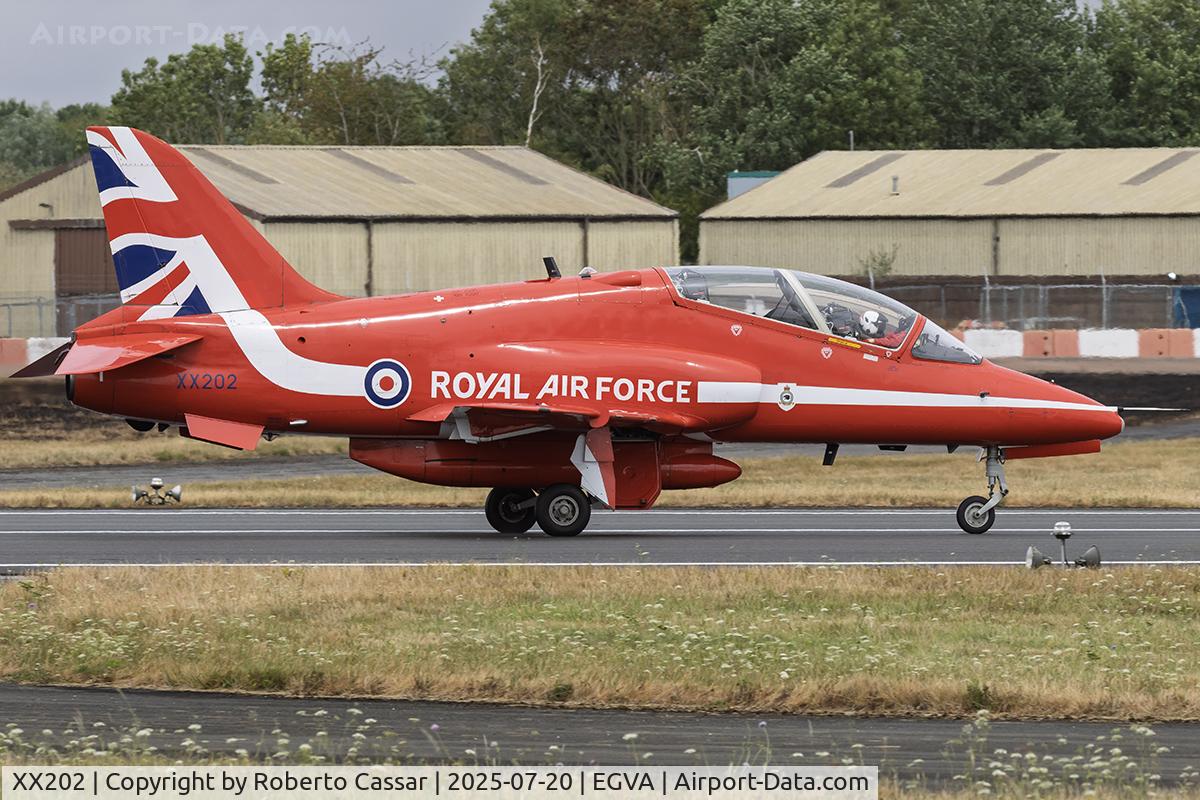 XX202, 1978 Hawker Siddeley Hawk T.1A C/N 049/312049, RIAT 2025