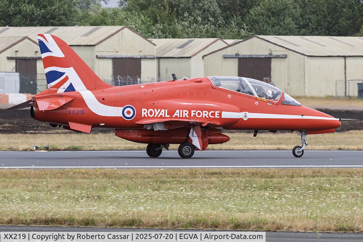 XX219, 1978 Hawker Siddeley Hawk T.1A C/N 055/312055, RIAT 2025