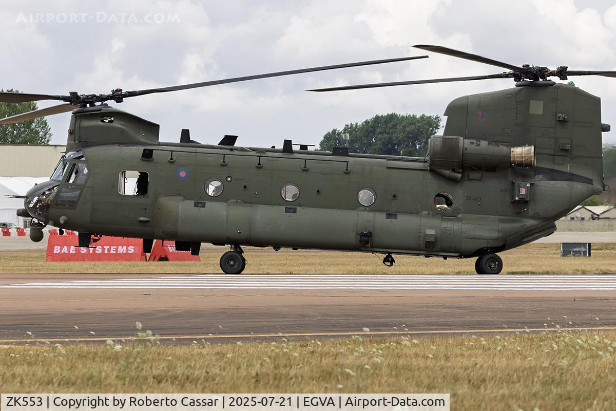 ZK553, 2012 Boeing Chinook HC.6 C/N M7704, RIAT 2025