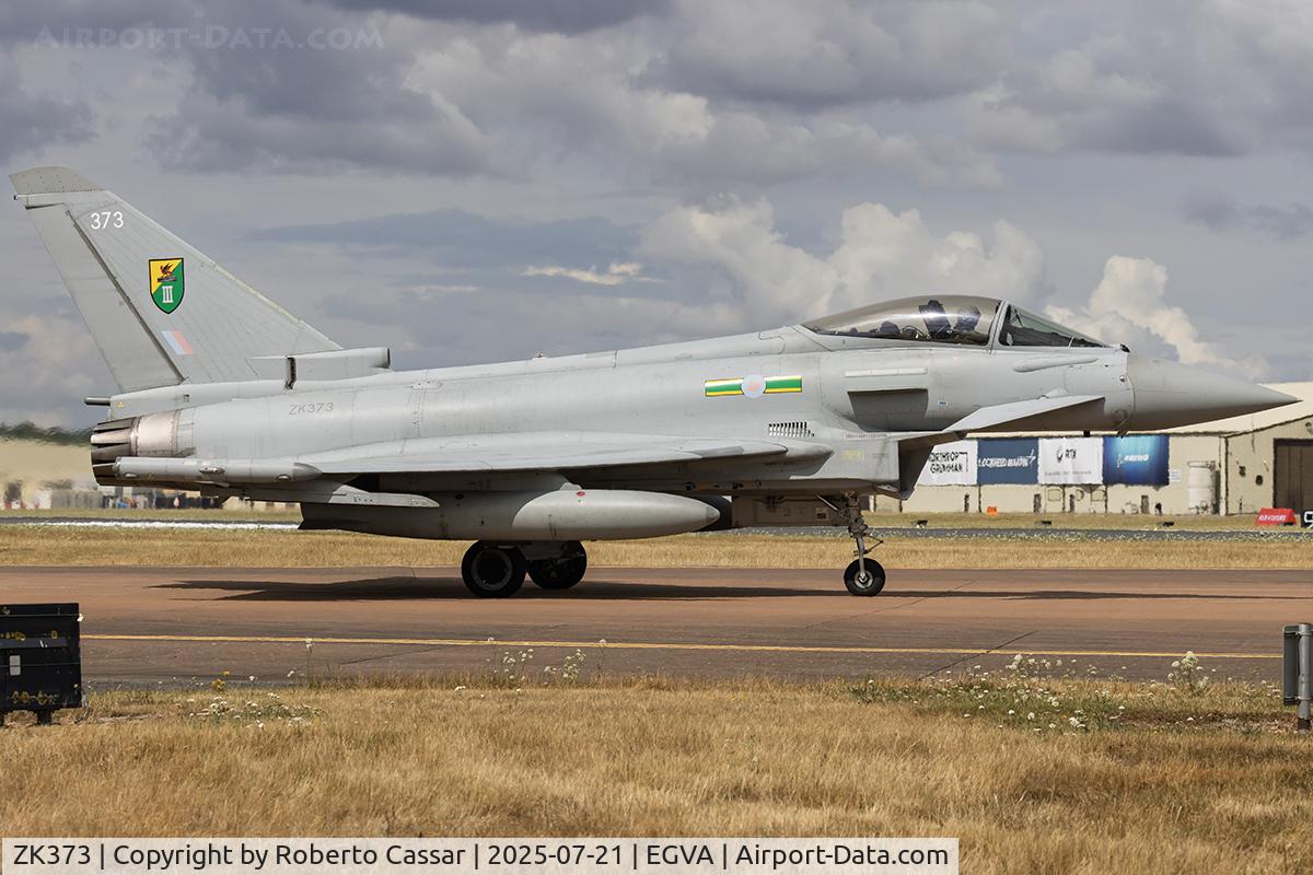 ZK373, Eurofighter EF-2000 Typhoon FGR4 C/N BS134, RIAT 2025