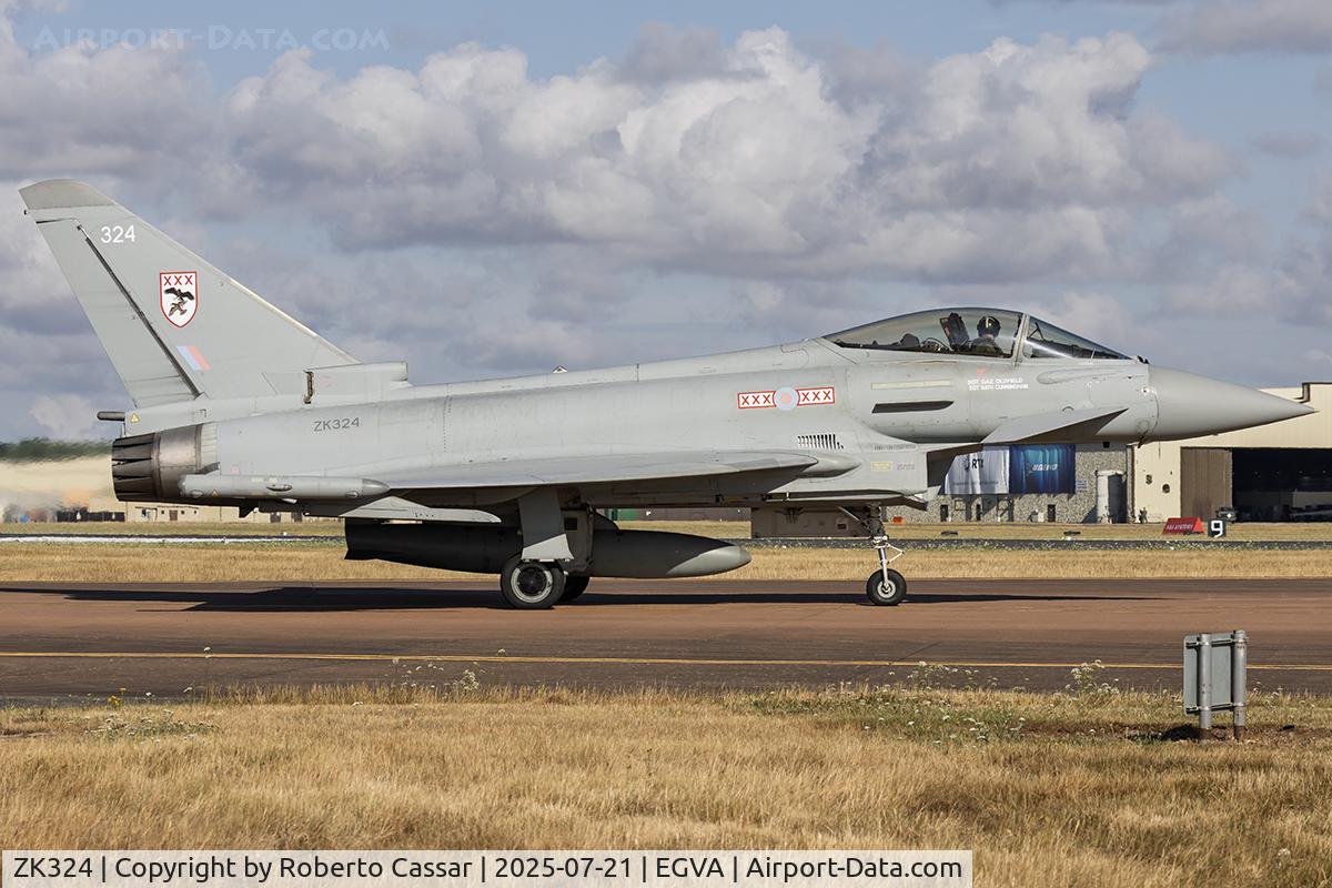 ZK324, 2011 Eurofighter EF-2000 Typhoon FGR4 C/N BS085/324, RIAT 2025