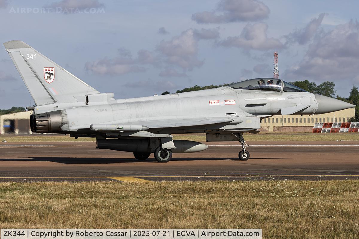 ZK344, 2012 Eurofighter EF-2000 Typhoon FGR4 C/N BS105/384, RIAT 2025