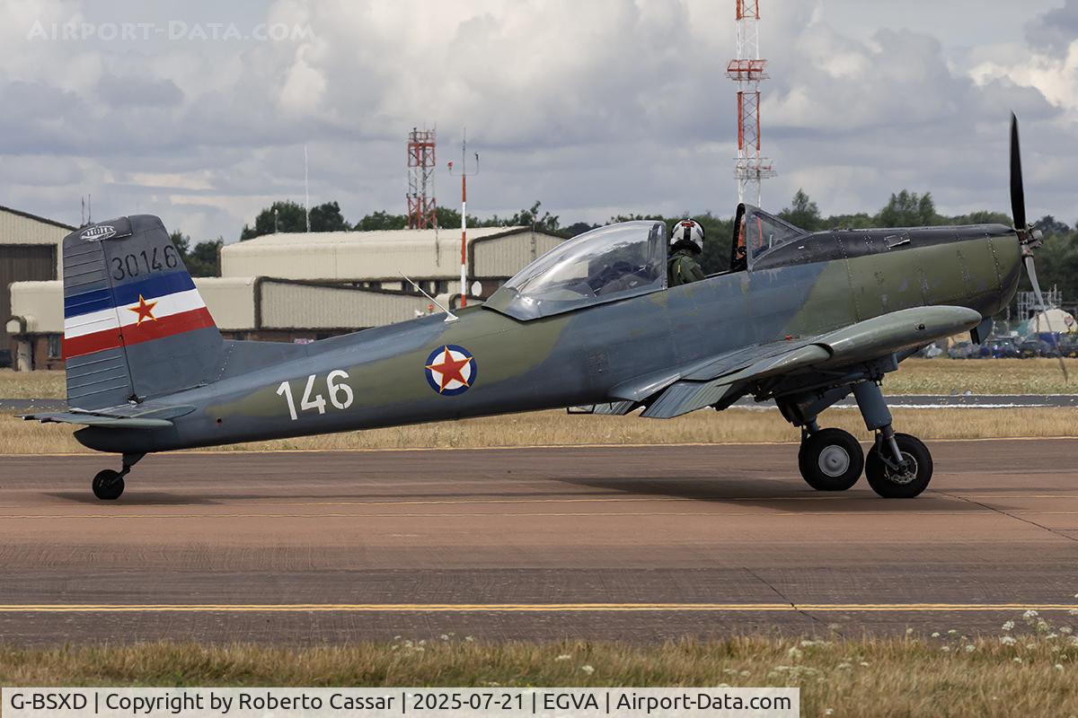 G-BSXD, 1977 Soko P-2 Kraguj C/N 030, RIAT 2025