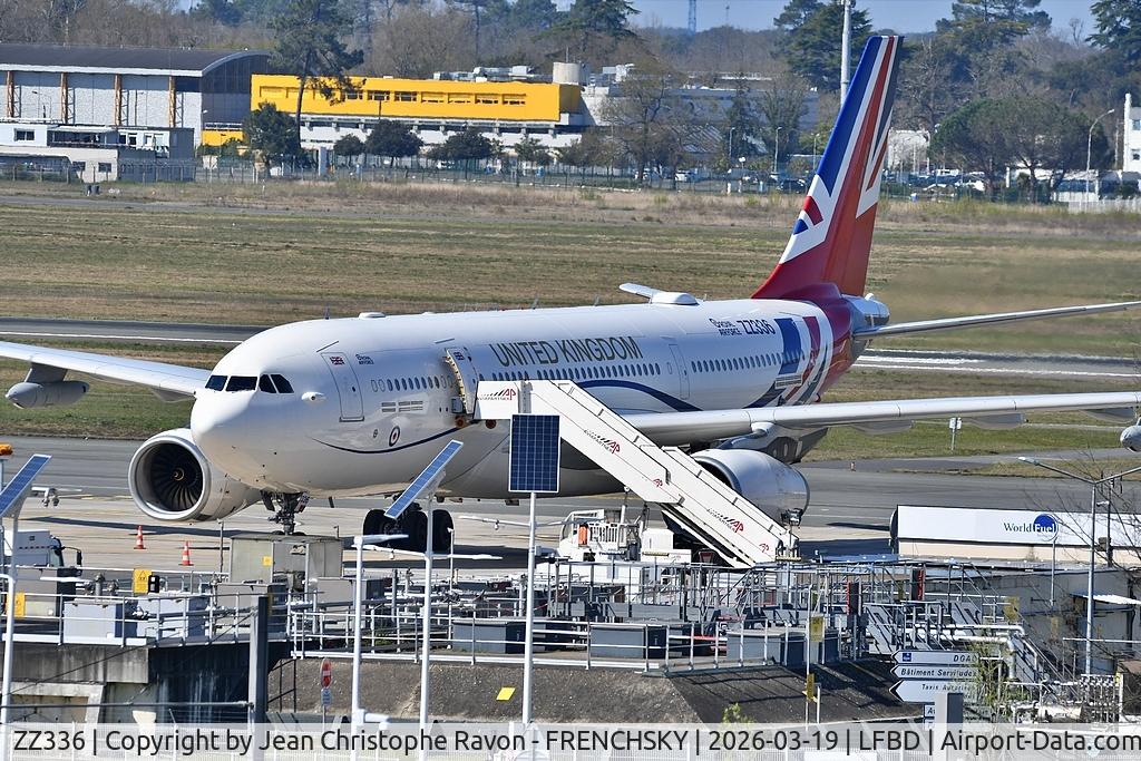 ZZ336, 2012 Airbus KC3 Voyager (A330-243MRTT) C/N 1363, Brize Norton (BZZ)	Bordeaux (BOD)	Munich 5(MUC) RRR2194