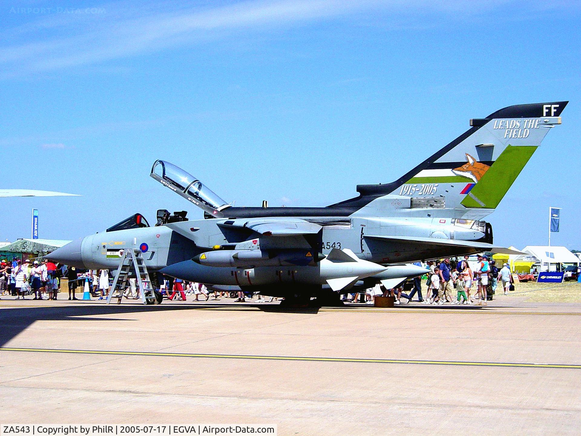 ZA543, 1981 Panavia Tornado GR.4 C/N 052/BS013/3027, ZA543 1981 Panavia Tornado GR4 RAF RIAT Fairford
