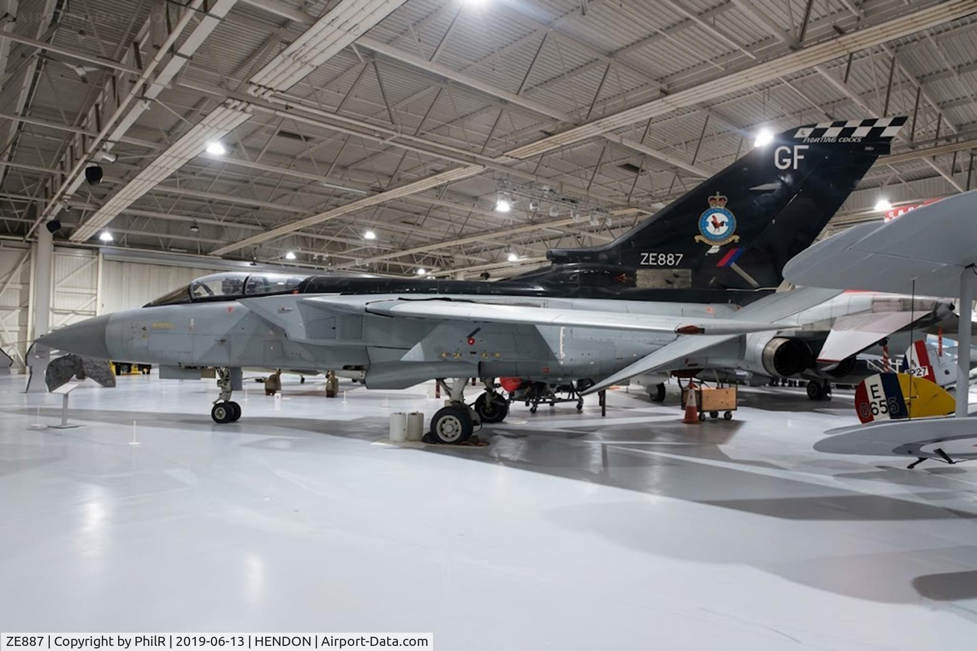 ZE887, 1988 Panavia Tornado F.3 C/N 3345, ZE887 1988 BAe Tornado F3 RAF Museum Hendon
