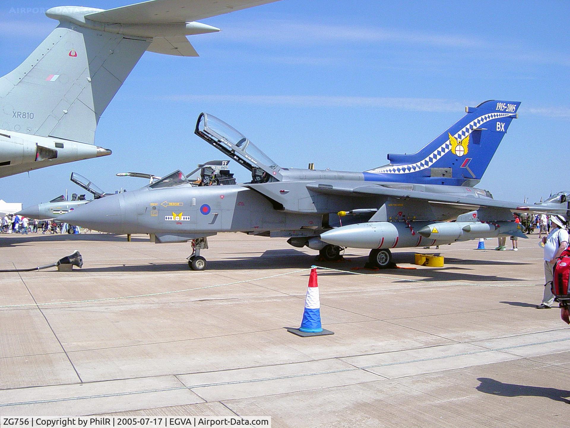 ZG756, 1991 Panavia Tornado GR.4 C/N 880/BT054/3431, ZG756 1991 Panavia Tornado GR4 RAF RIAT RF Fairford