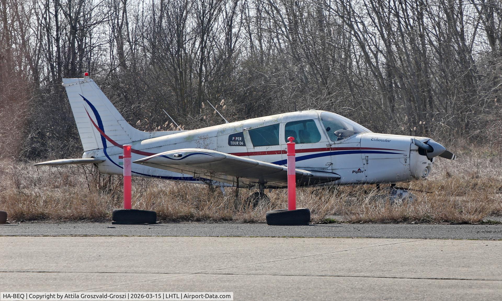 HA-BEQ, Piper PA-28-140 Cherokee C/N 28-7325270, LHTL - Tököl Airport, Hungary