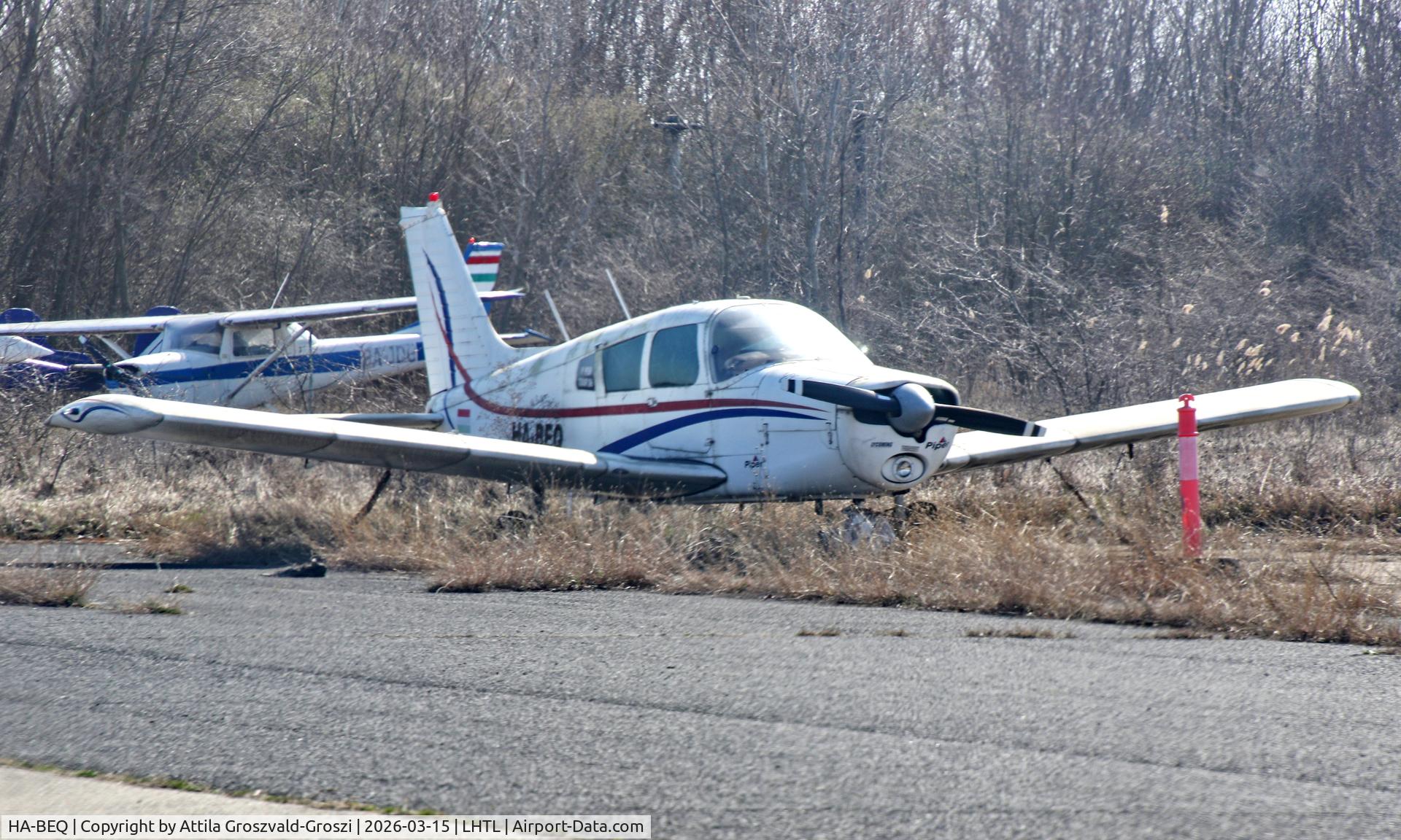 HA-BEQ, Piper PA-28-140 Cherokee C/N 28-7325270, LHTL - Tököl Airport, Hungary