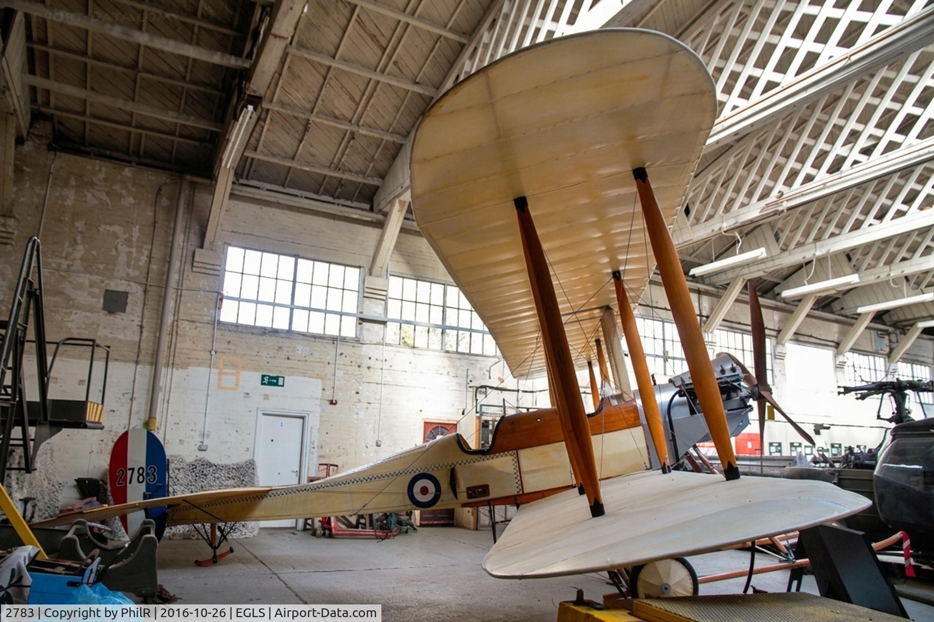 2783, Royal Aircraft Factory Be-2b Replica C/N None, 2783 (BAPC332) RAF BE2b replica RFC BDAC Old Sarum 
