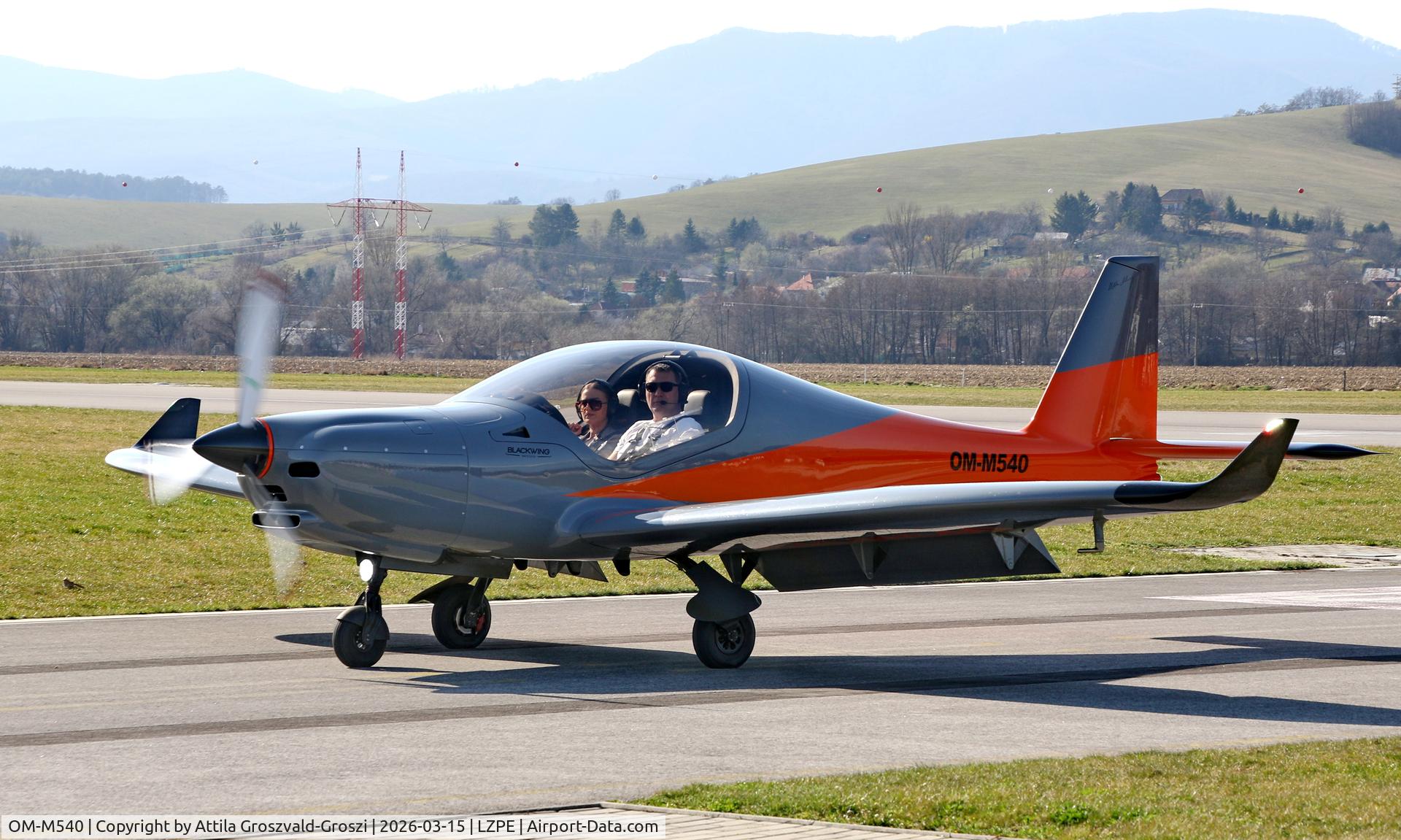 OM-M540, 2023 BlackWing BW 635RG C/N 022, LZPE - Prievidza Airport, Slovakia