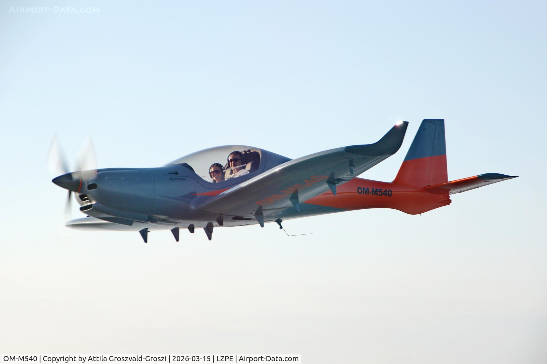 OM-M540, 2023 BlackWing BW 635RG C/N 022, In the airspace of Slovakia.