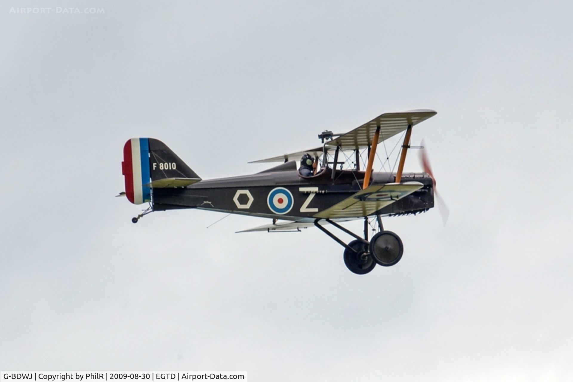G-BDWJ, 1978 Royal Aircraft Factory SE-5A Replica C/N PFA 020-10034, F8010 (G-BDWJ) 1978 SE5A Replica RFC Dunsfold 
