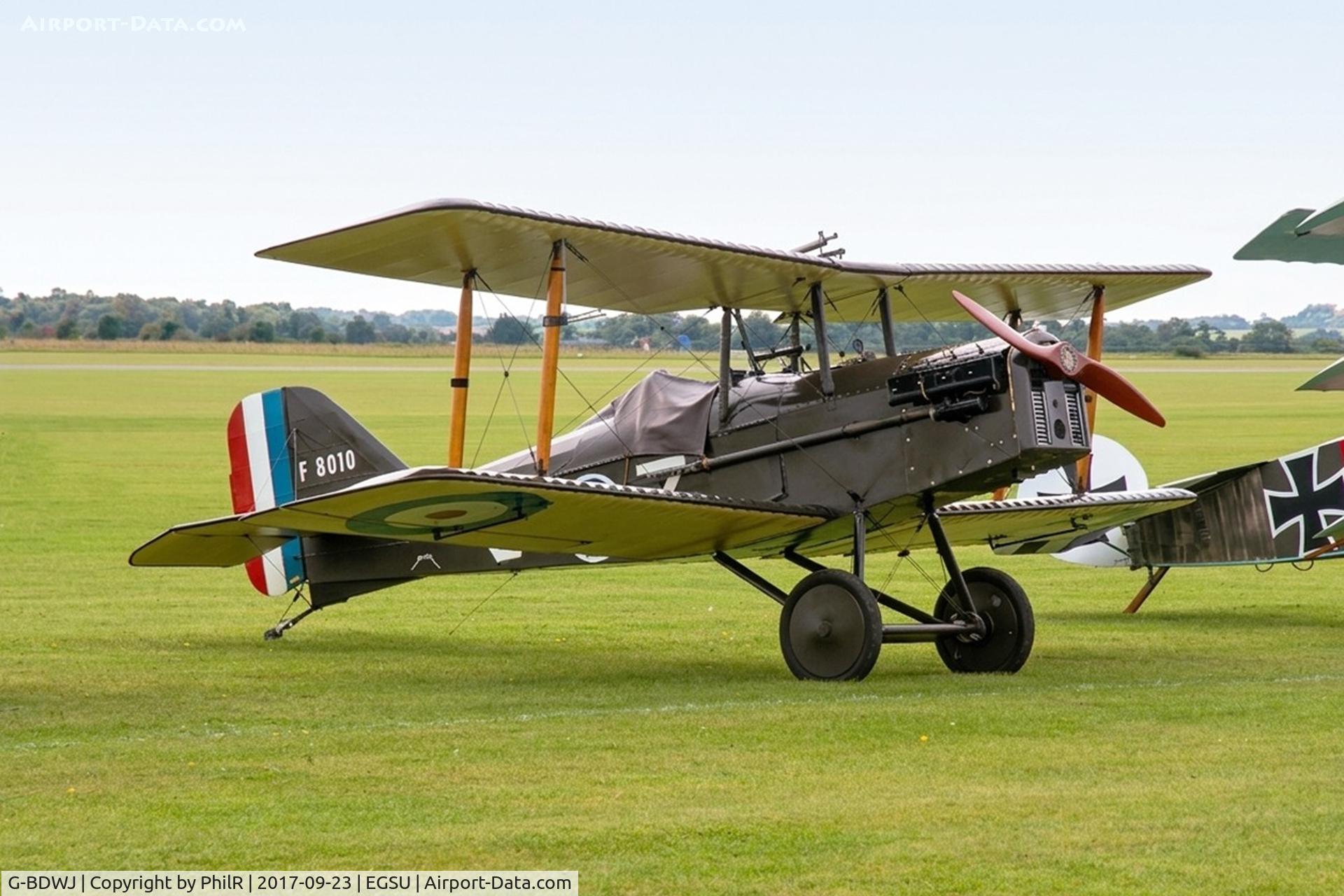 G-BDWJ, 1978 Royal Aircraft Factory SE-5A Replica C/N PFA 020-10034, F8010 (G-BDWJ) 1978 SE5A Replica BoB Air Show Duxford
