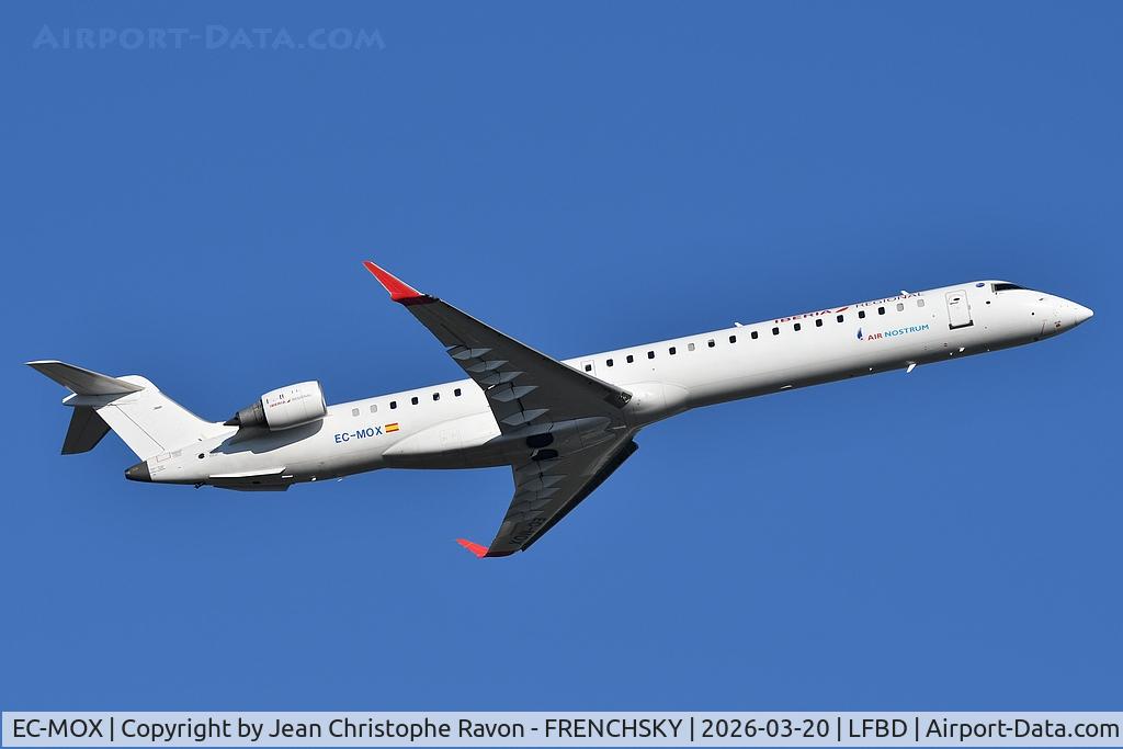 EC-MOX, 2017 Bombardier CRJ-1000ER NG (CL-600-2E25) C/N 19053, Bordeaux (BOD)	Madrid (MAD)	IB1200