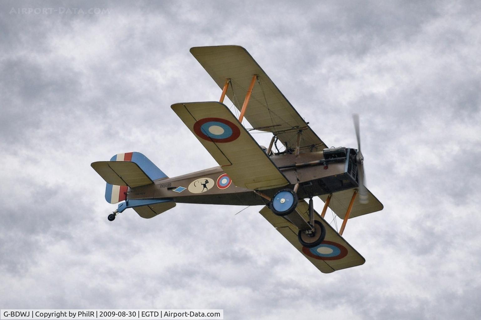 G-BDWJ, 1978 Royal Aircraft Factory SE-5A Replica C/N PFA 020-10034, '60138' (G-BDWJ) 1978 SE5A Replica Dunsfold