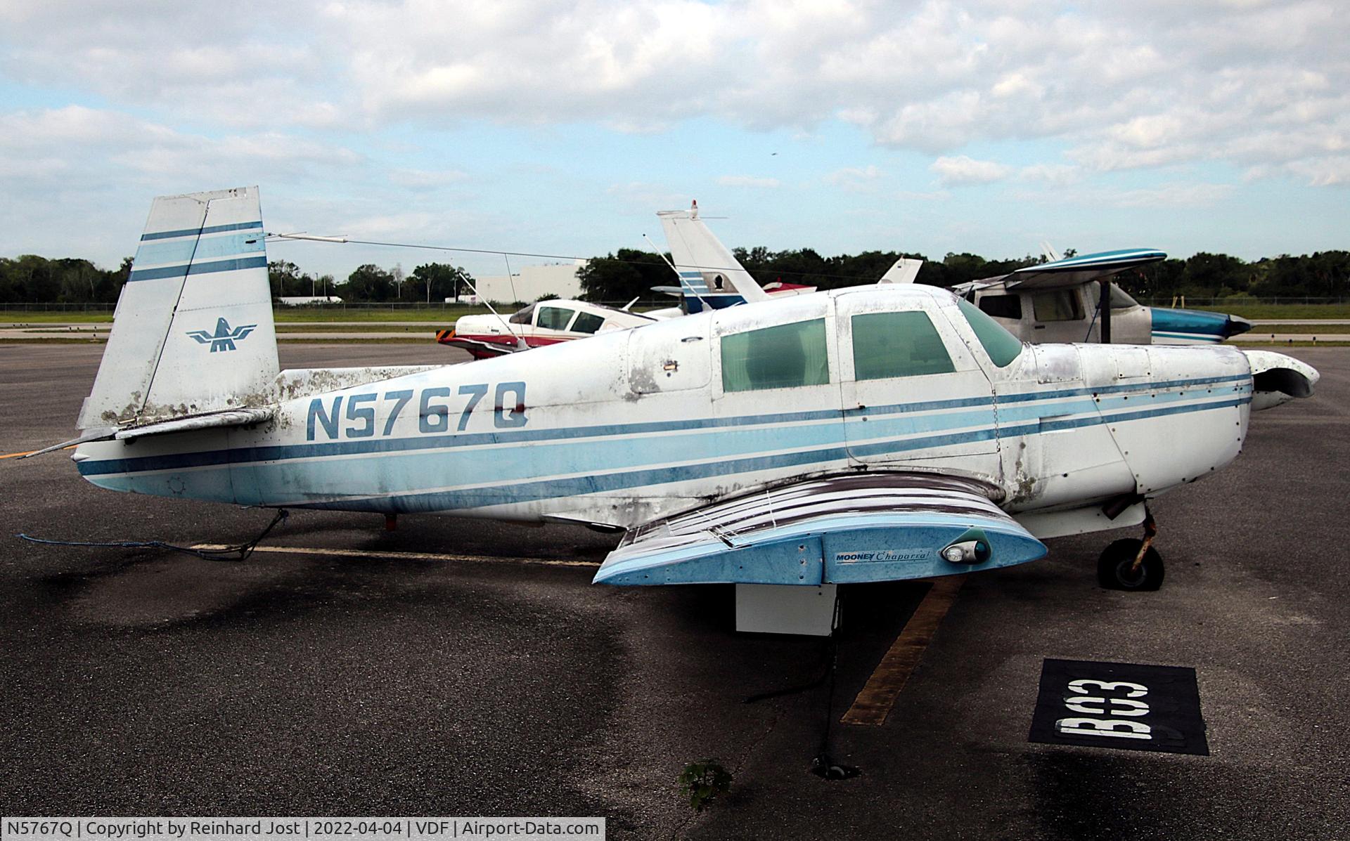 N5767Q, 1965 Mooney M20E C/N 742, N5767Q in need of some maintenance at Tampa Executive, FL
