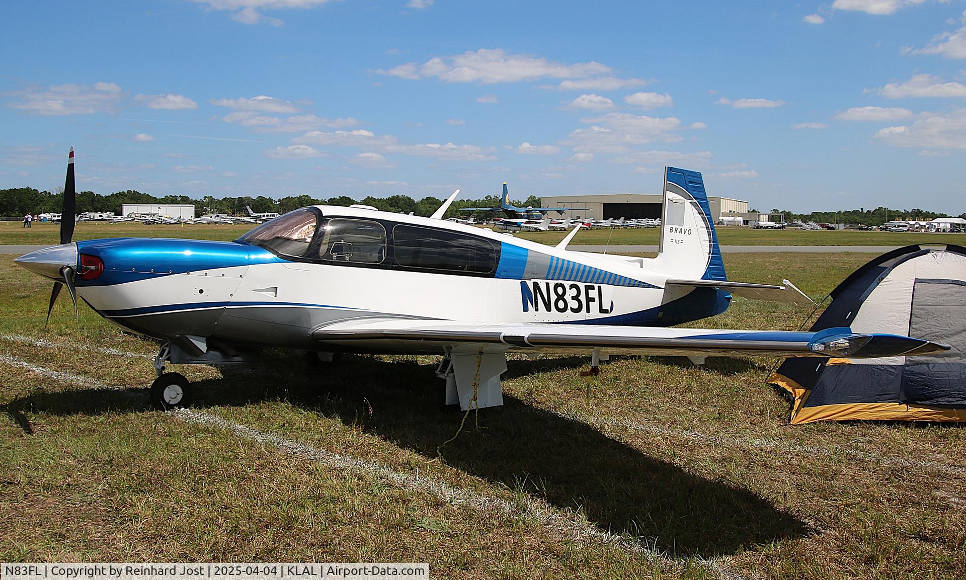 N83FL, 1994 Mooney M20M Bravo C/N 27-0186, Mooney in new colors at Sun n Fun 2025
