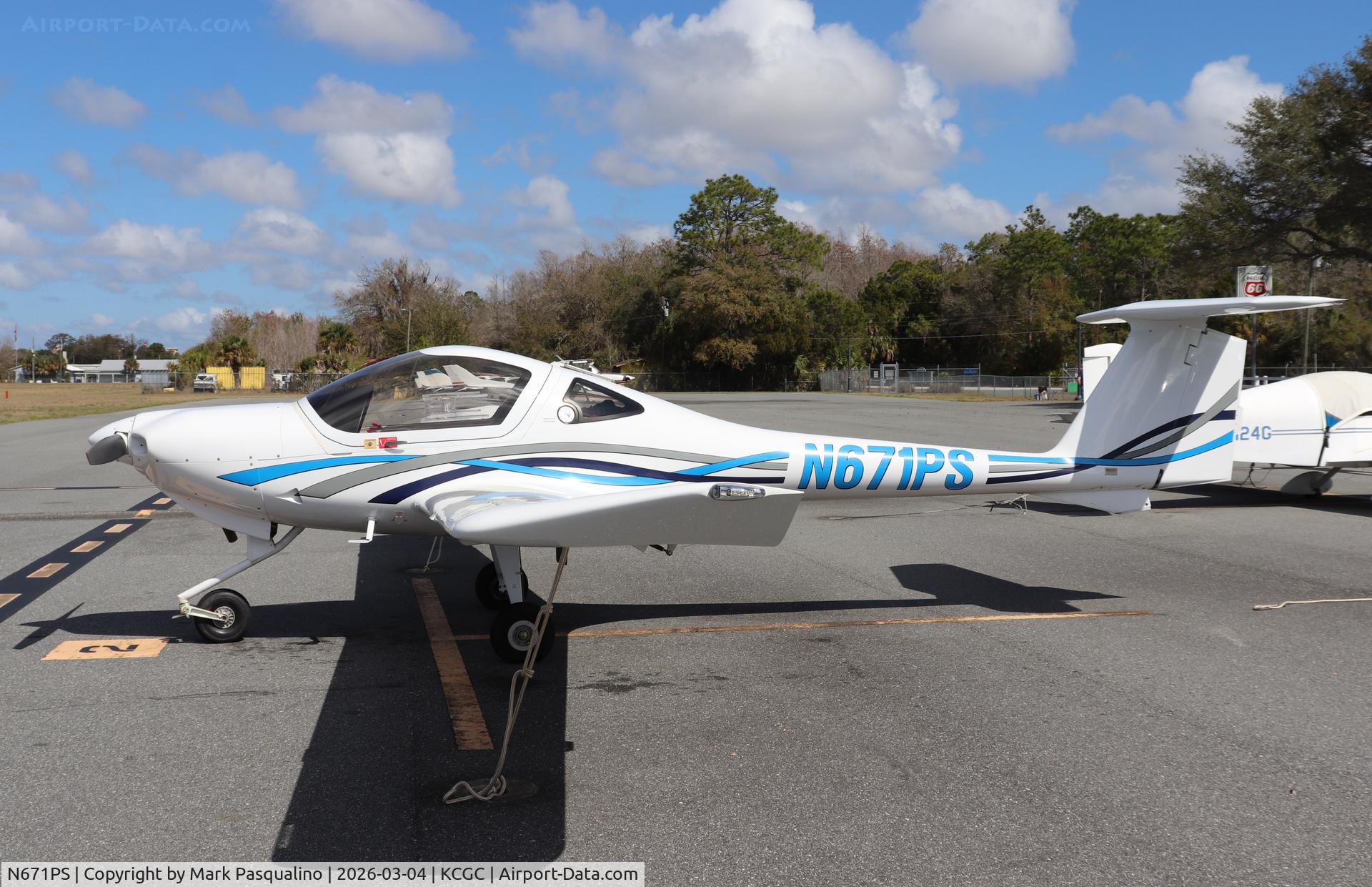 N671PS, 2023 Diamond DA-20-C1 C/N C0747, Diamond DA-20-C1