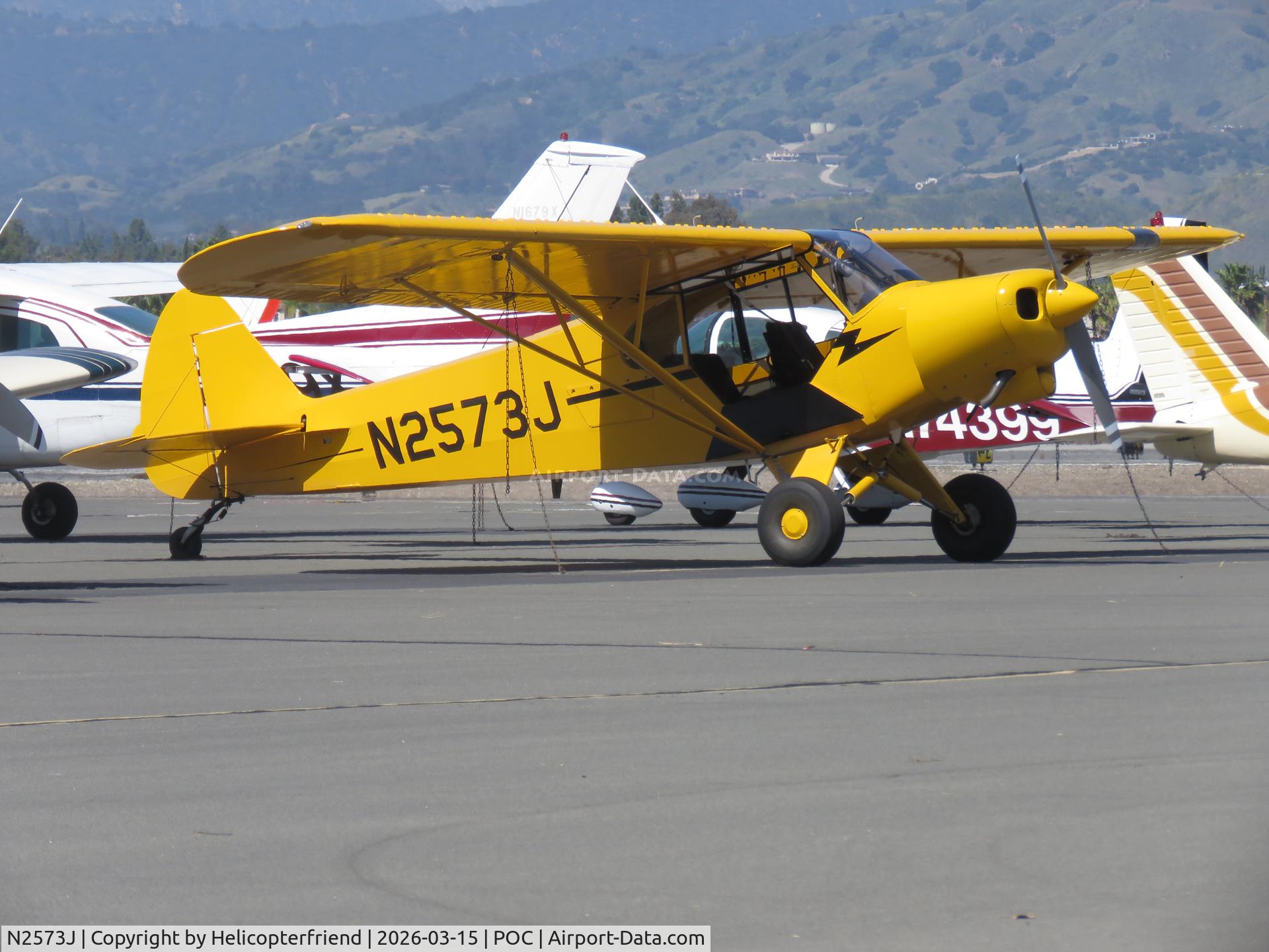 N2573J, 1979 Piper PA-18-150 Super Cub C/N 18-7909132, Parked in transit parking
