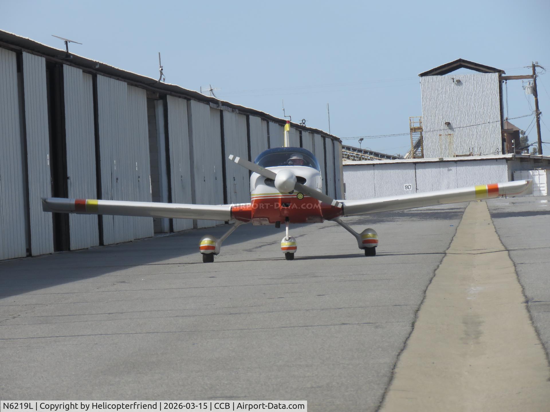 N6219L, 1970 American AA-1 Yankee C/N AA1-0419, Starting up