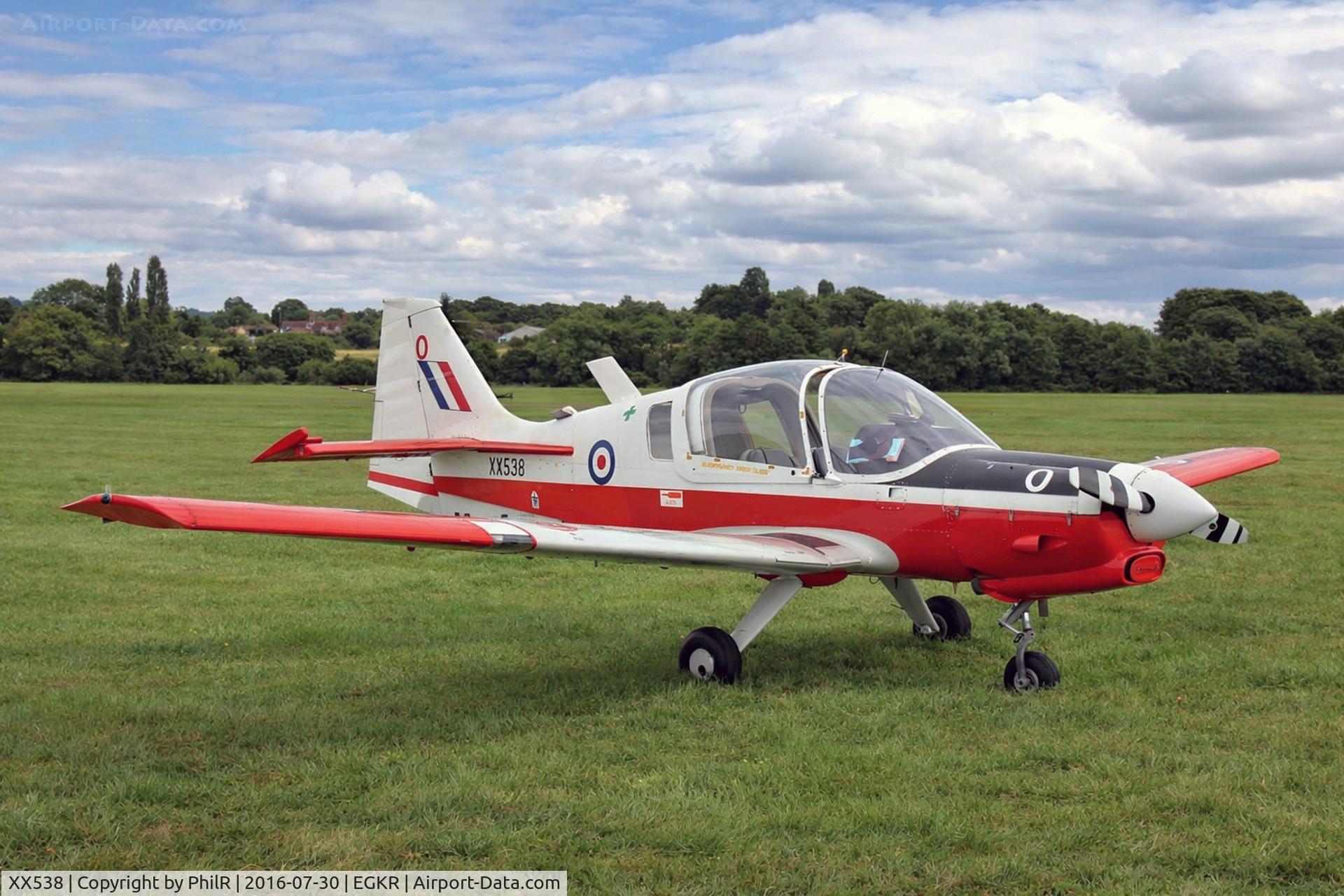 XX538, 1973 Scottish Aviation Bulldog T.1 C/N BH.120/230, XX538 (G-TDOG) 1973 SA Bulldog T1 RAF Redhill 
