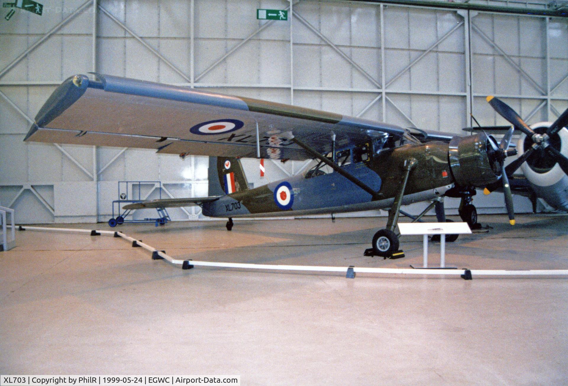 XL703, Scottish Aviation Pioneer CC.1 C/N 143, XL703 1956 SA Pioneer CC1 RAF Cosford 