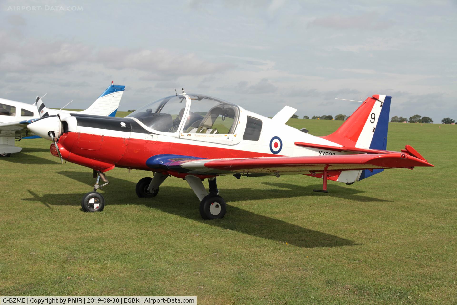 G-BZME, 1975 Scottish Aviation Bulldog T.1 C/N BH120/347, XX698 (G-BZME) 1975 Scottish Aviation Bulldog T1 LAA Rally Sywell 