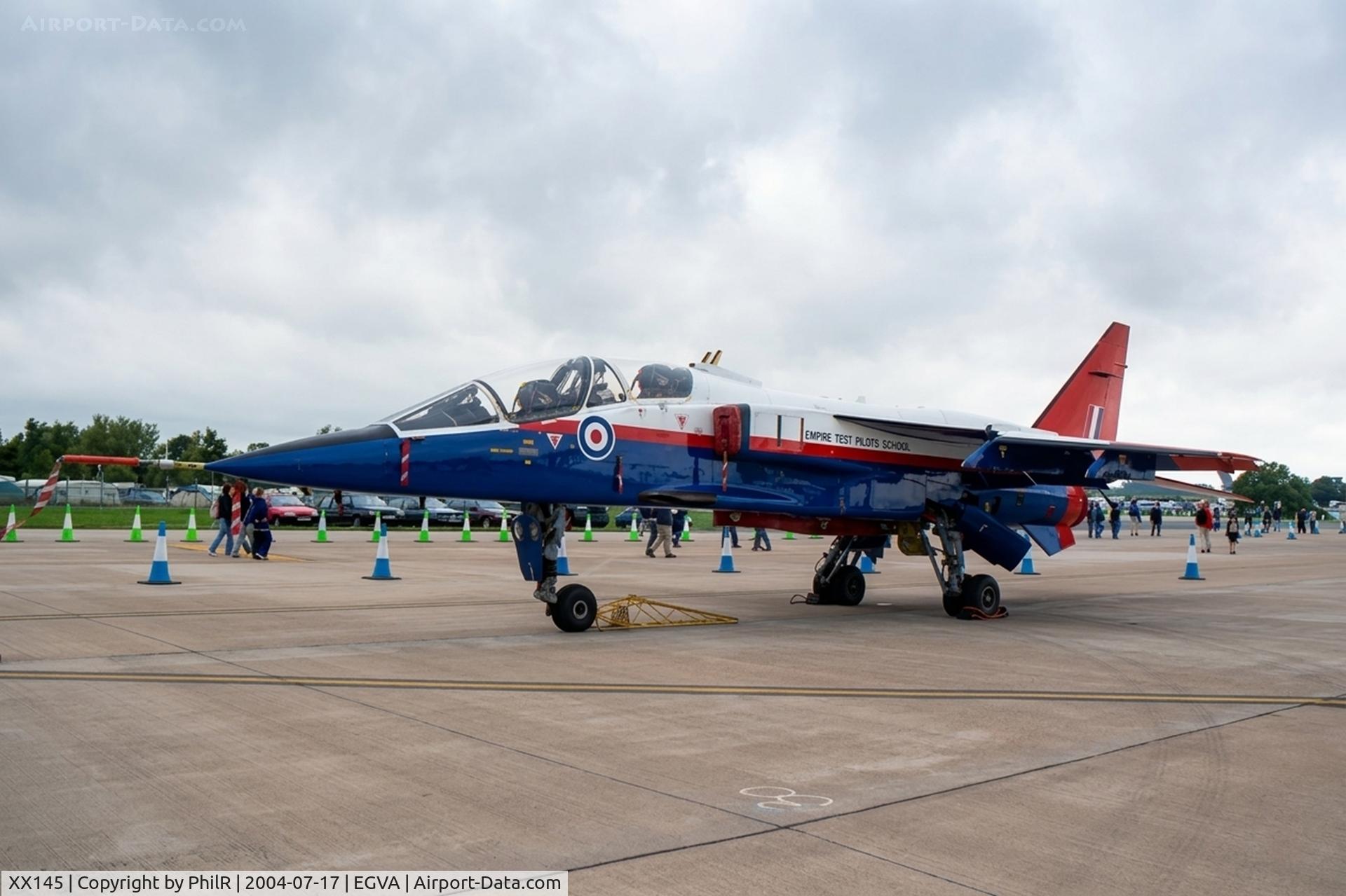 XX145, 1975 Sepecat Jaguar T.2A C/N B.10, XX145 1974 BAC Jaguar T2A ETPS RIAT