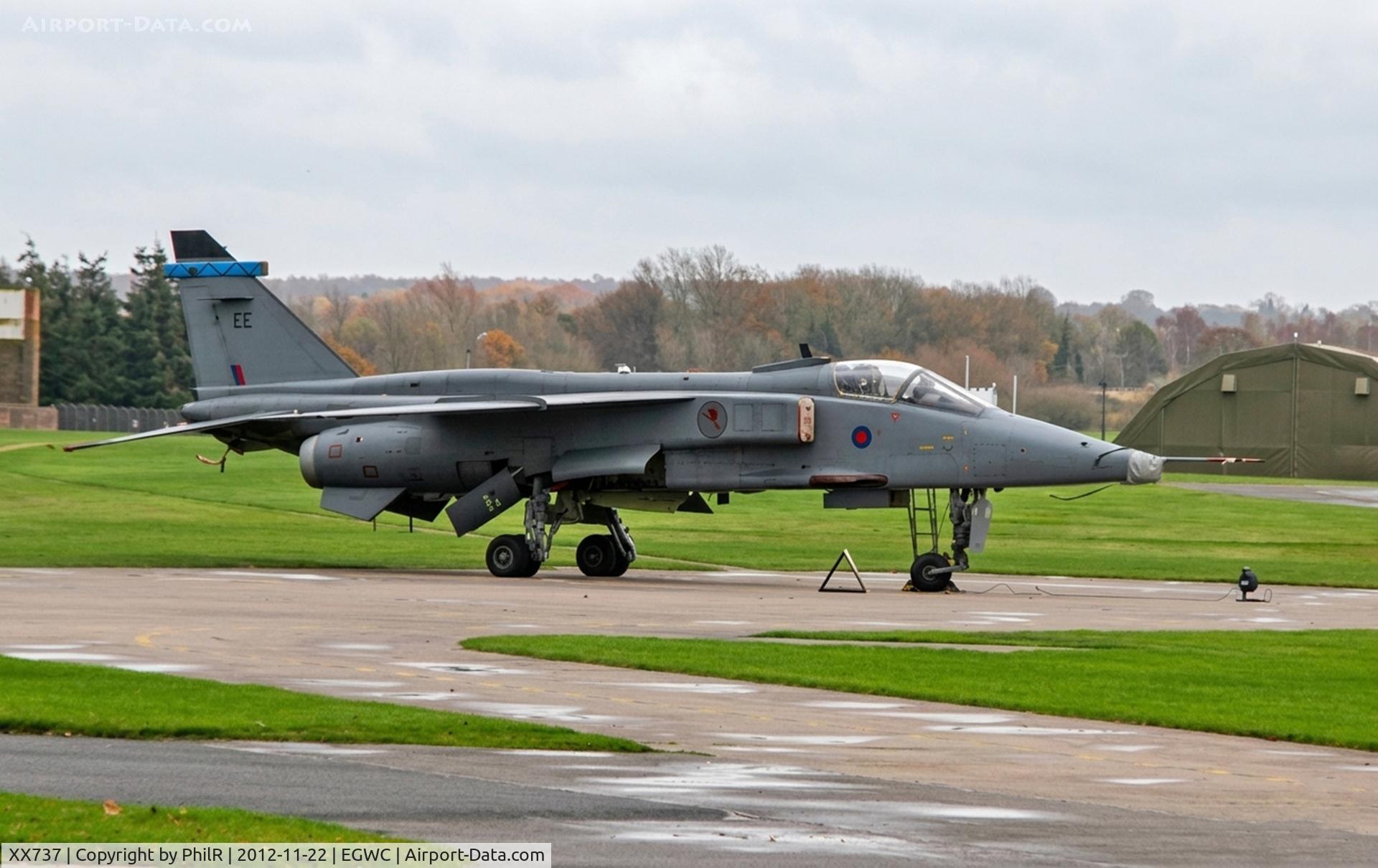 XX737, 1974 Sepecat Jaguar GR.1A C/N S.34, XX737 1974 BAC Jaguar GR1A RAF Cosford Aerospace Museum 
