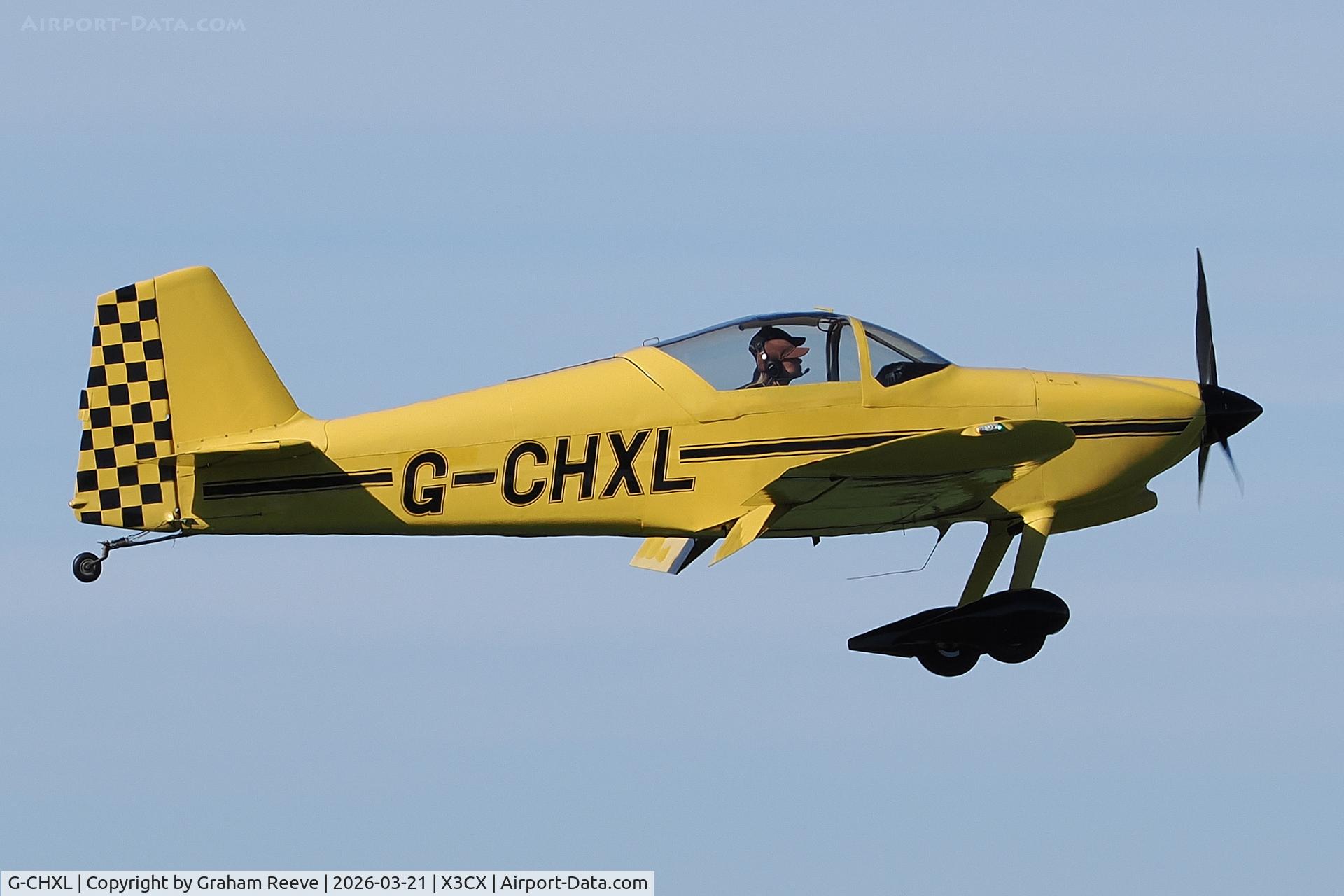 G-CHXL, 1996 Vans RV-6 C/N 20960, Landing at Northrepps.