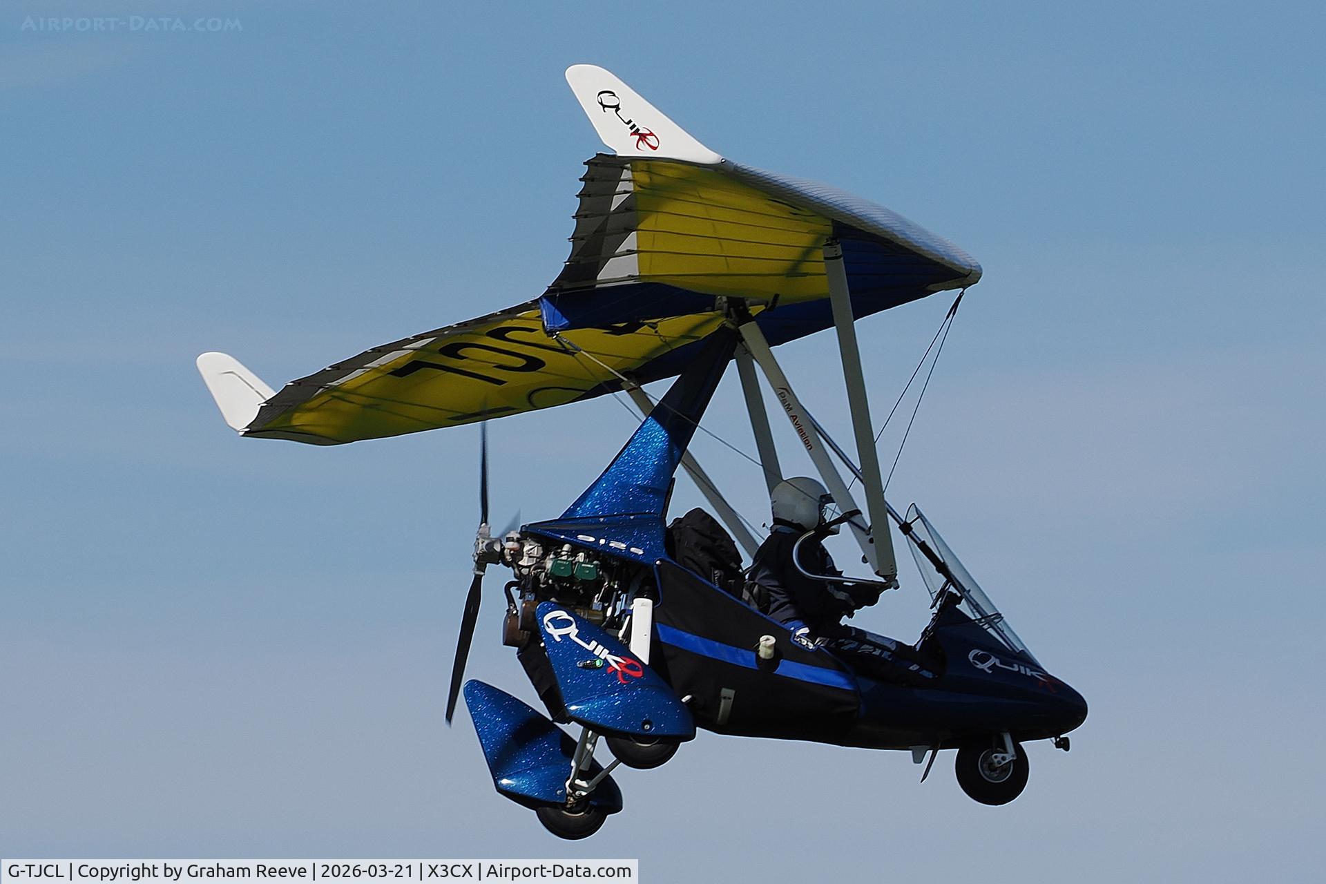 G-TJCL, 2017 P&M Aviation QuikR C/N 8756, Landing at Northrepps.