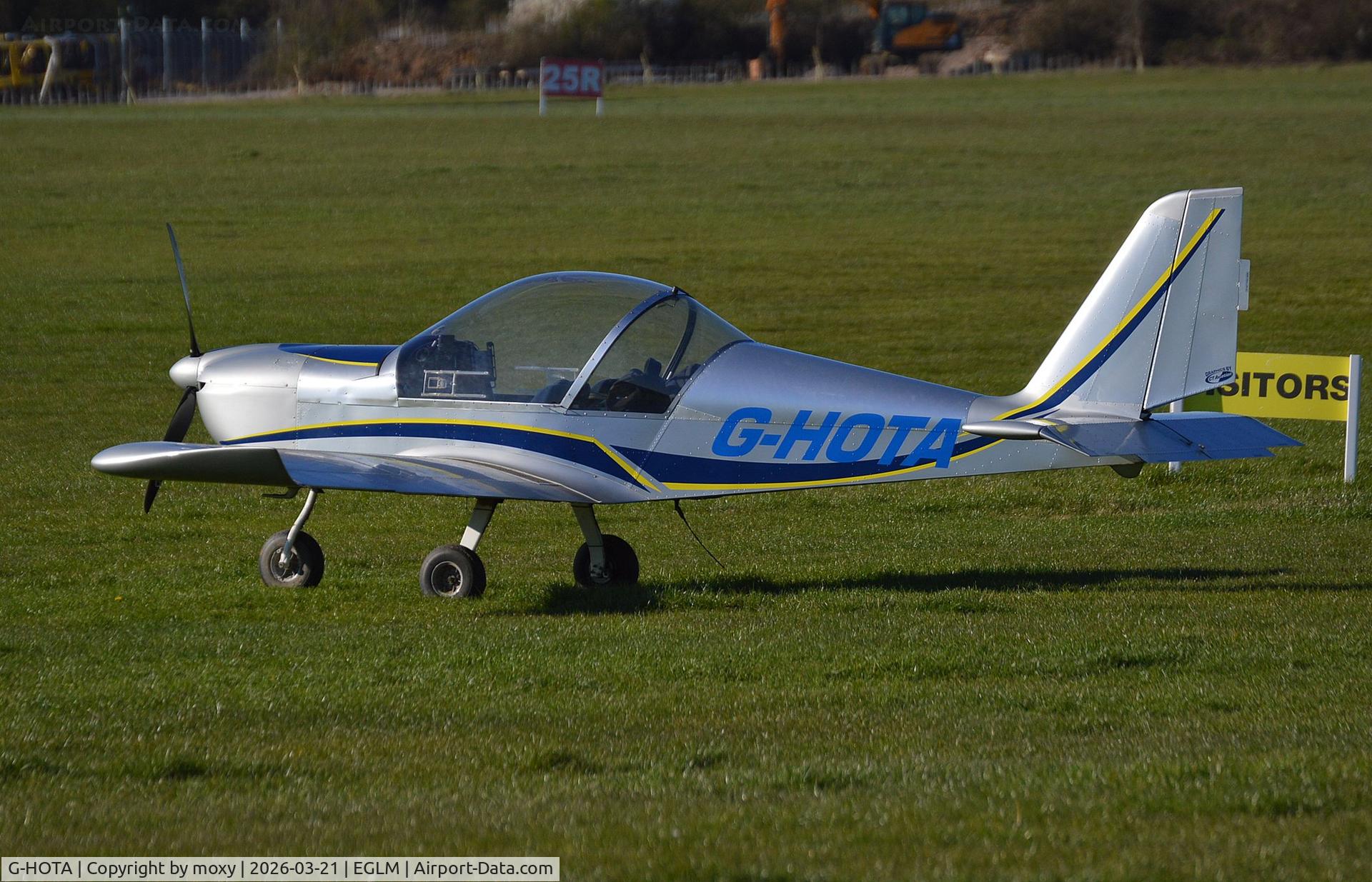G-HOTA, 2009 Cosmik EV-97 TeamEurostar UK C/N 3318, Cosmik EV-97 TeamEurostar UK at White Waltham with updated colourscheme.  