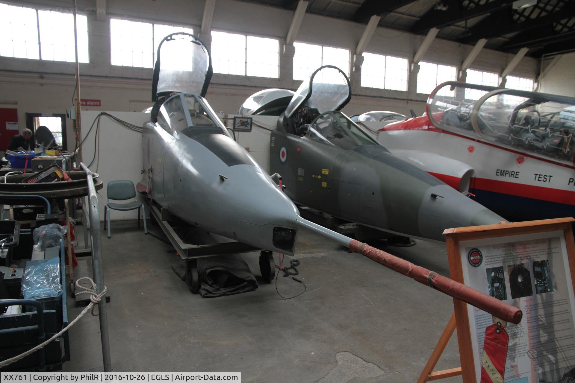 XX761, 1975 Sepecat Jaguar GR.1 C/N S.58, XX761 1975 SEPECAT Jaguar GR1 RAF BDAC Old Sarum 
