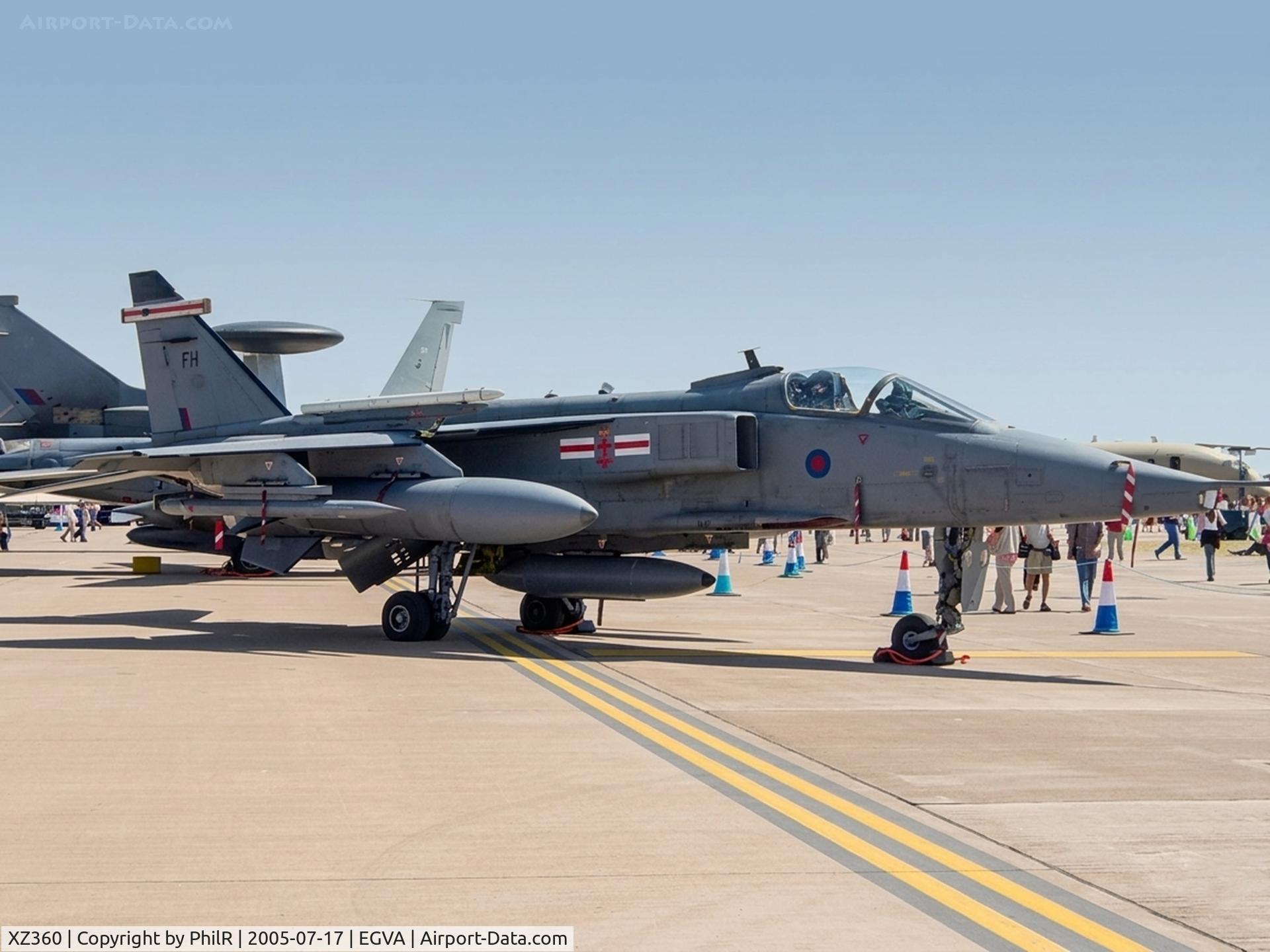 XZ360, 1976 Sepecat Jaguar GR.3A C/N S.127, XZ360 1976 BAC Jaguar GR3A RAF RIAT 
