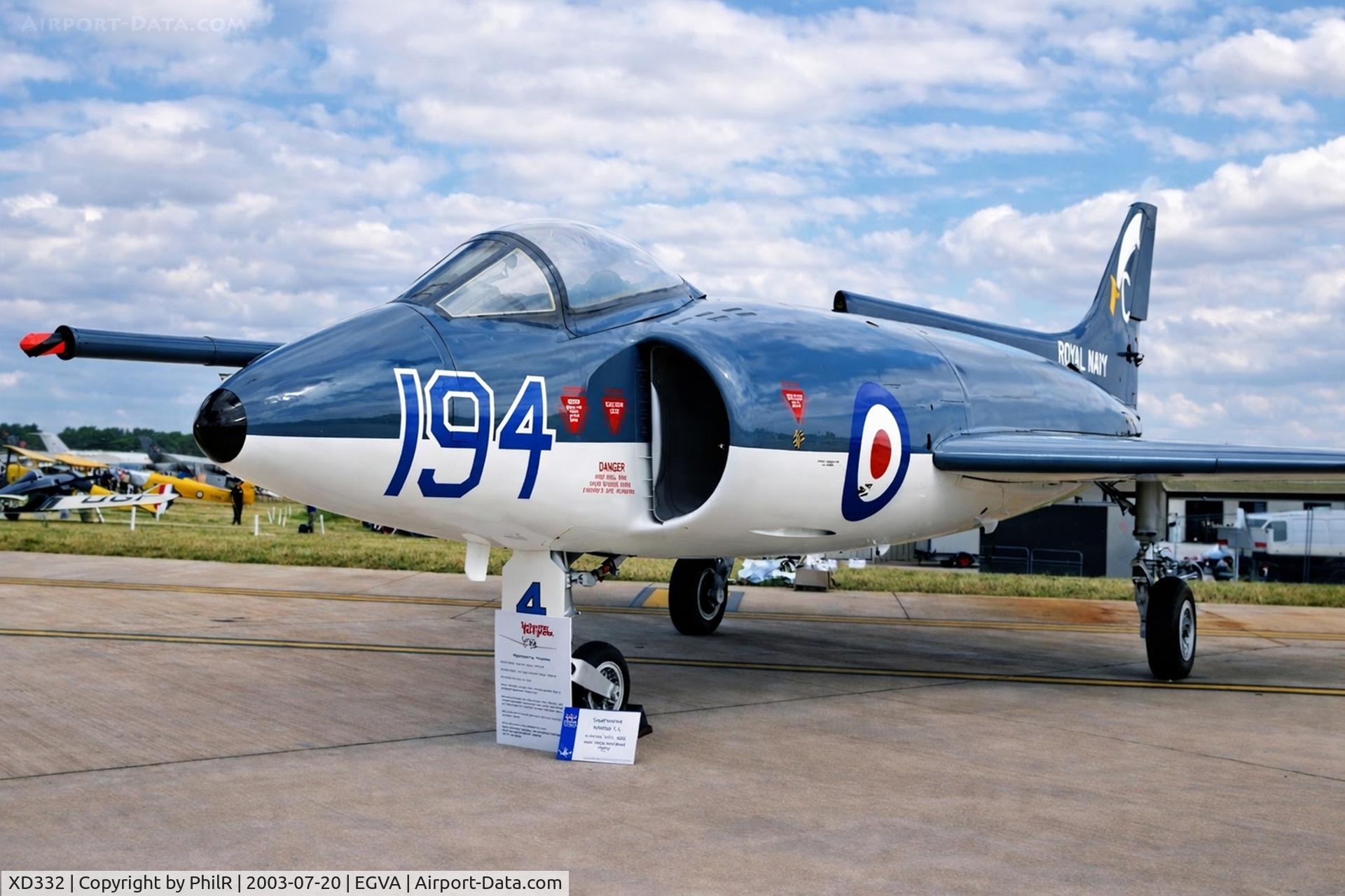 XD332, Supermarine Scimitar F.1 C/N Not found XD332, XD332 1960 Supermarine Scimitar F1 RN RIAT 
