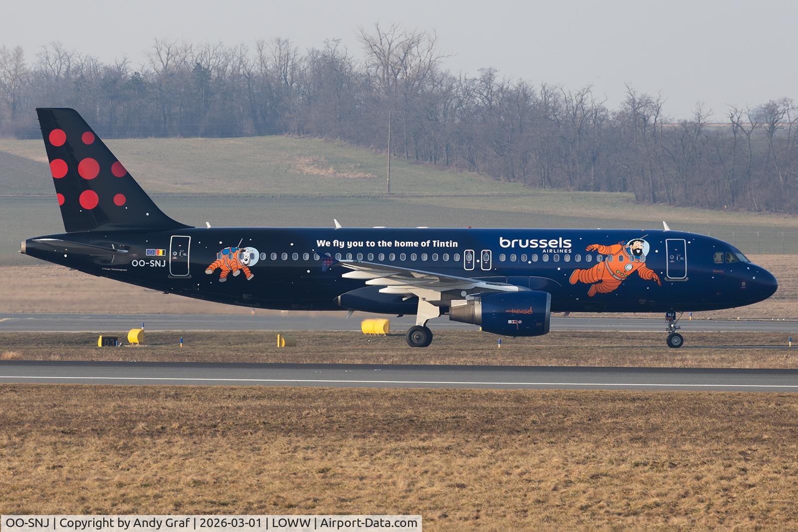 OO-SNJ, 2007 Airbus A320-214 C/N 3161, Brussel Airlines A320