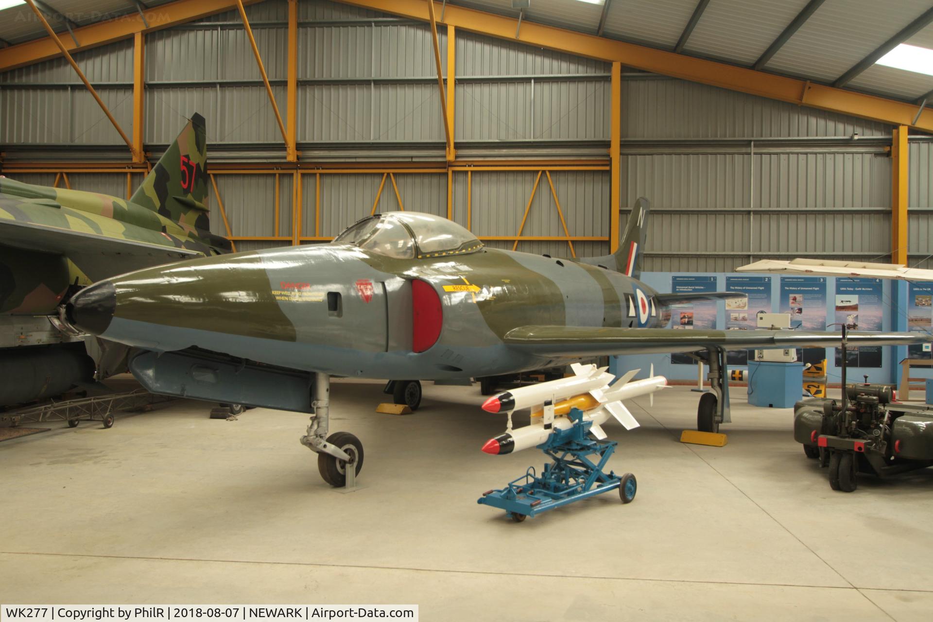 WK277, Supermarine Swift FR.5 C/N Not found WK277, WK277 1955 Supermarine Swift FR5 Newark Air Museum 

