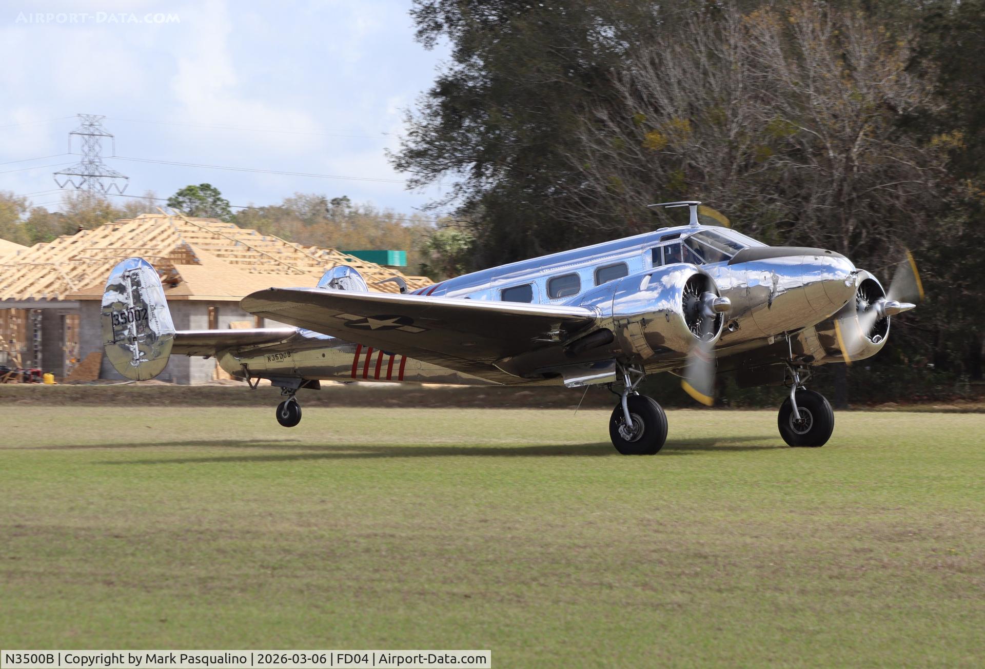 N3500B, 1953 Beech D18S C/N A-973, Beech D18S