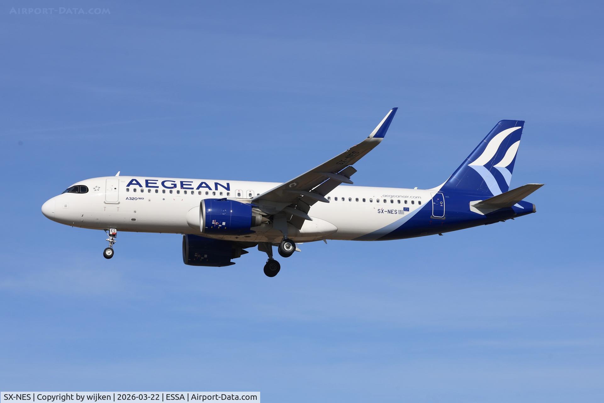 SX-NES, 2024 Airbus A320-271N C/N 12094, Rwy 26
